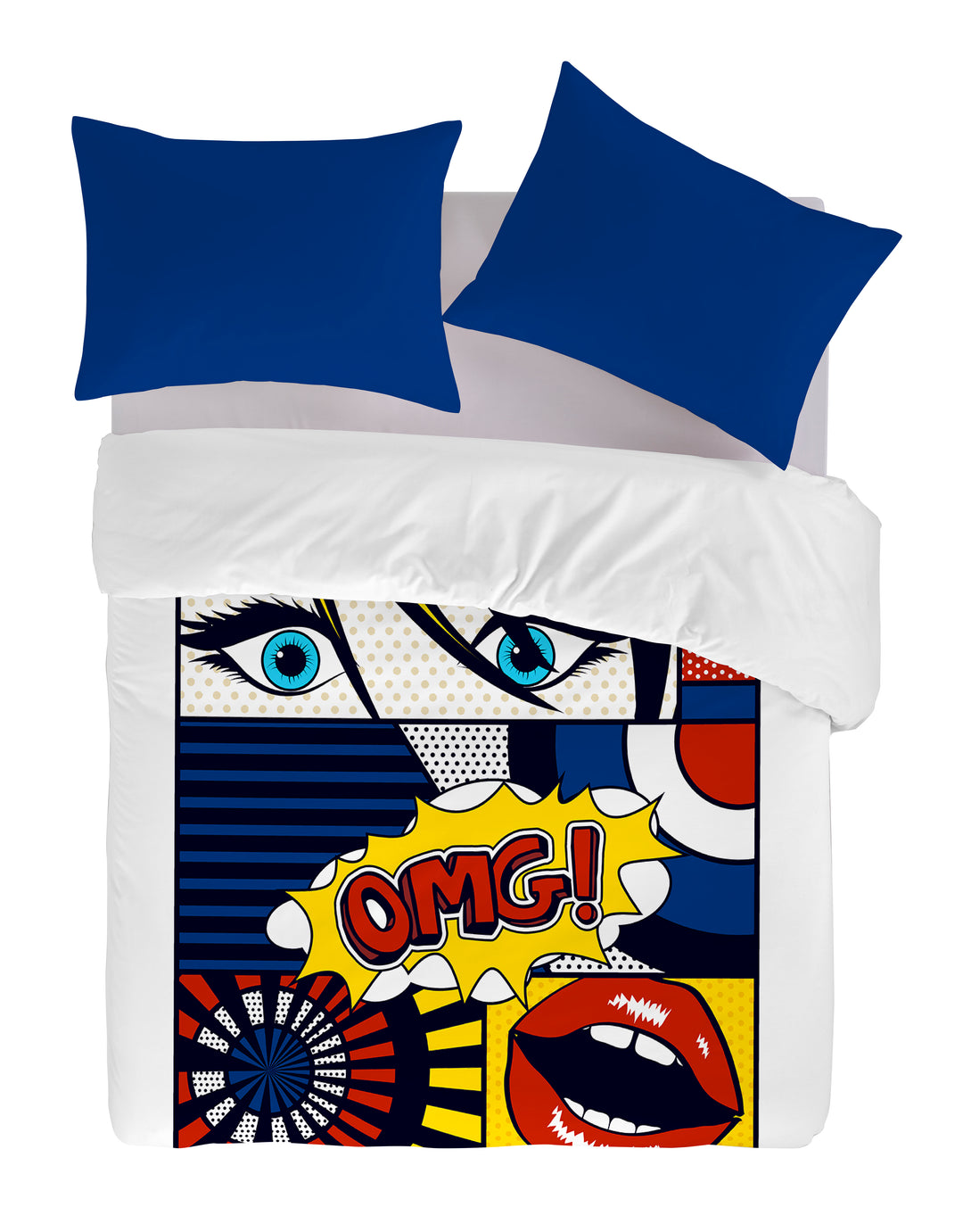 Gouchee Home Comics Queen 3pc Duvet Cover Set