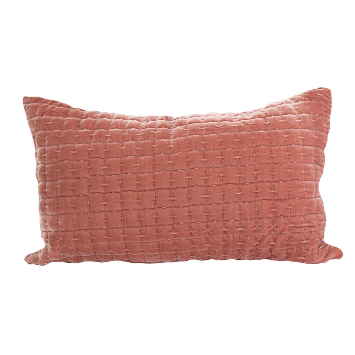 Coussin en velours matelassé Layla 2PK