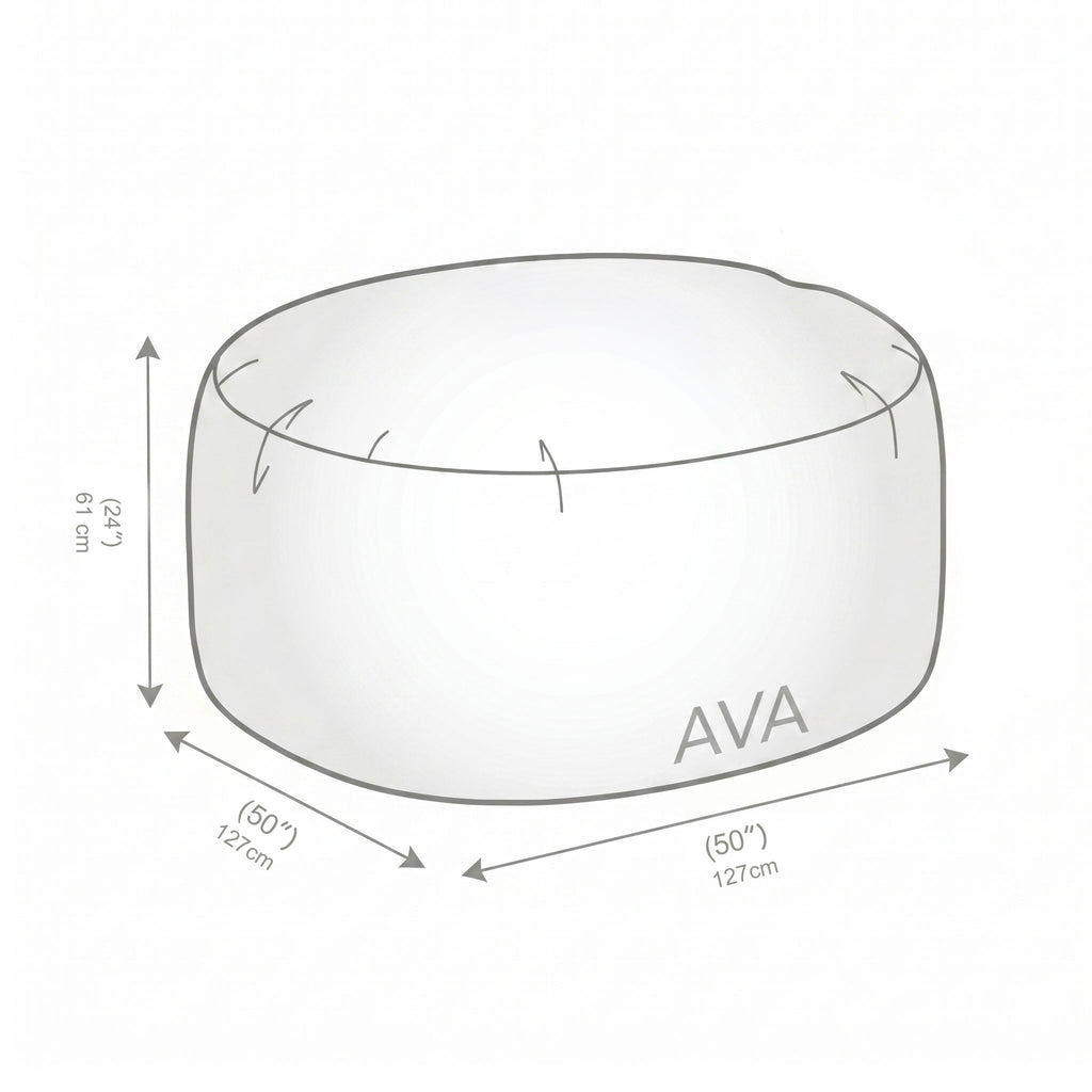 Ava Foam Bean Bag Chair