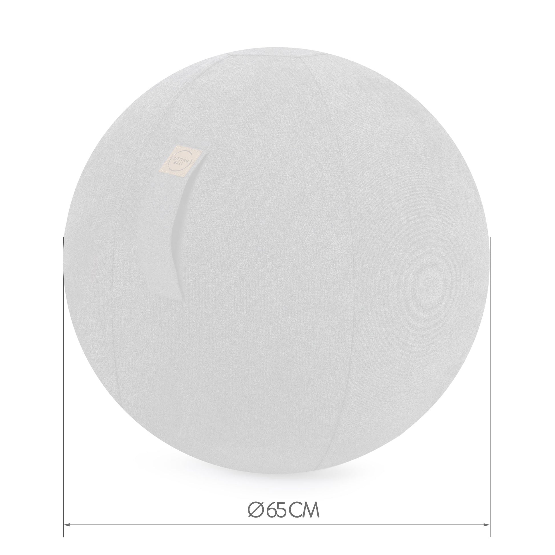 Pelota para sentarse Alfa de 25,5" de diámetro