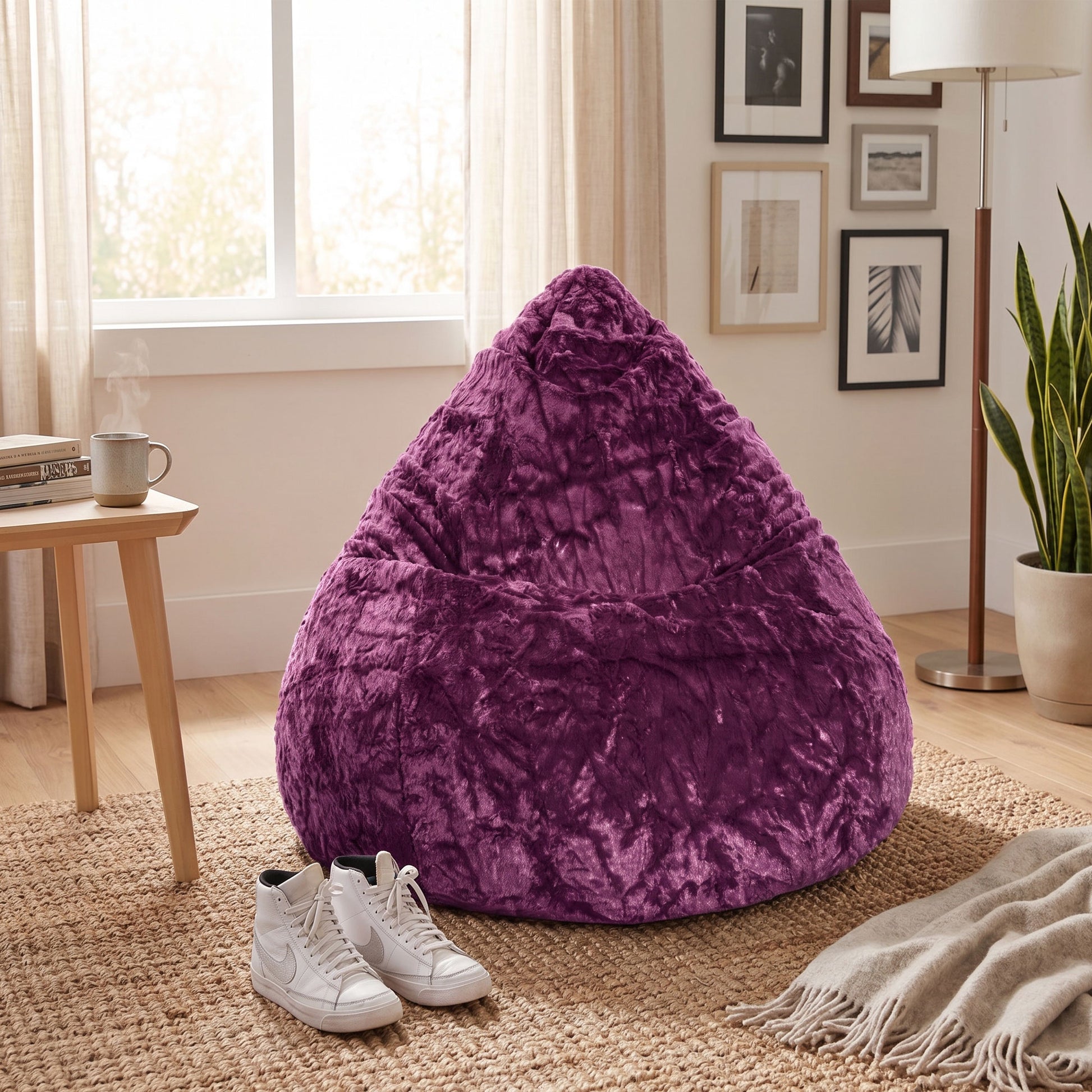 Sillón puff mullido