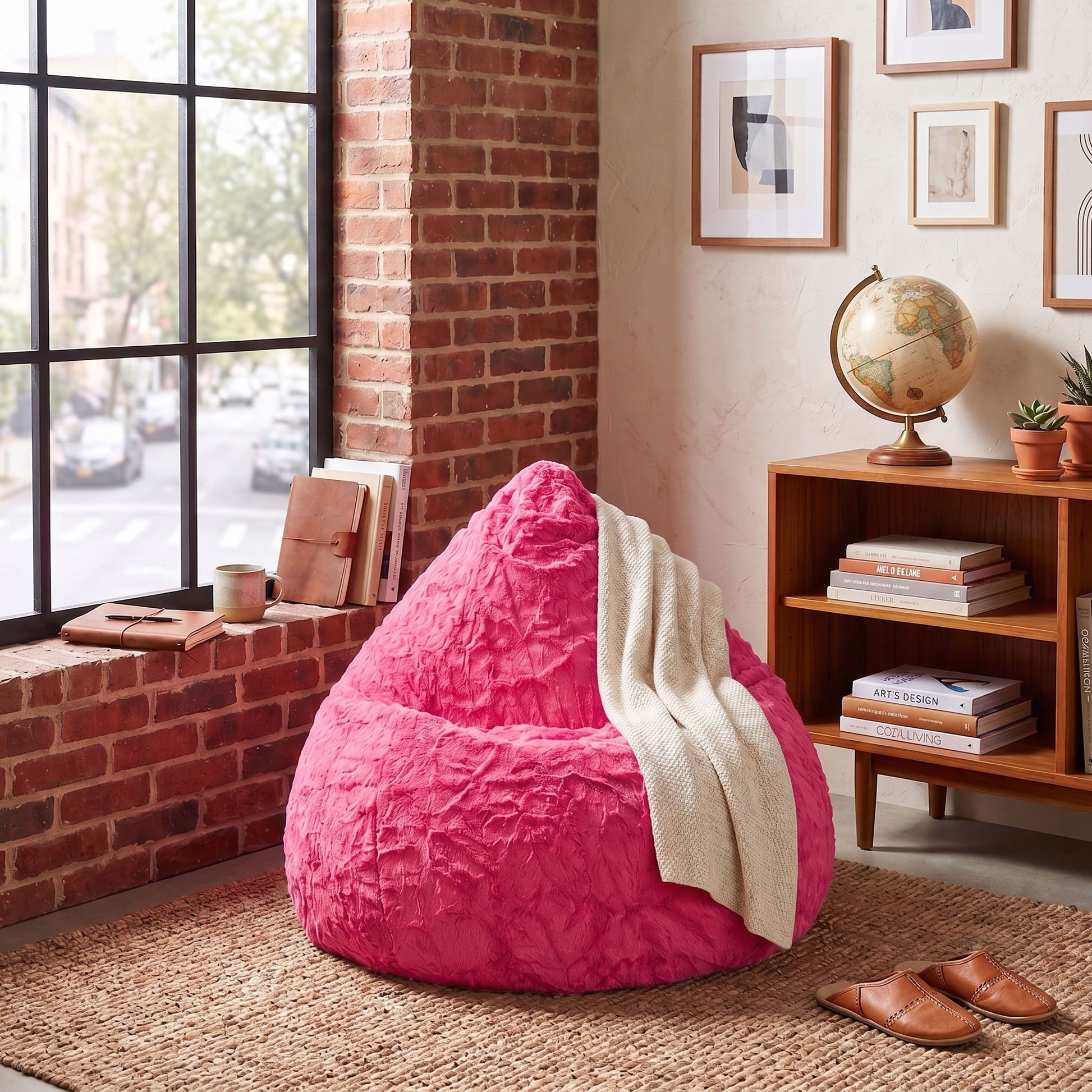 Sillón puff mullido