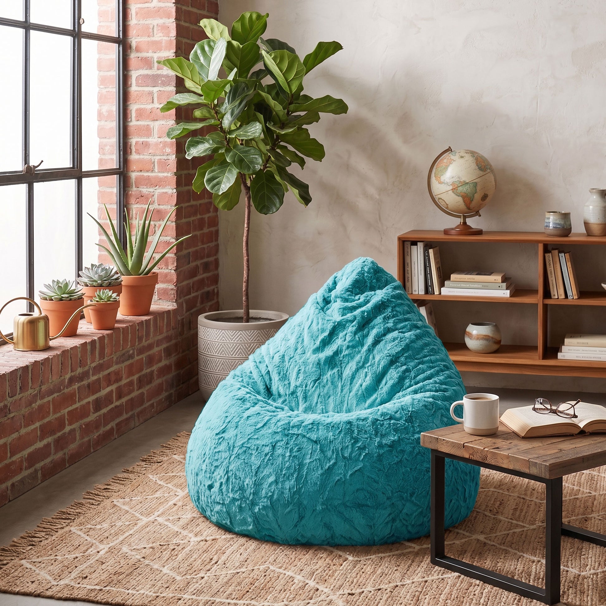 Sillón puff mullido