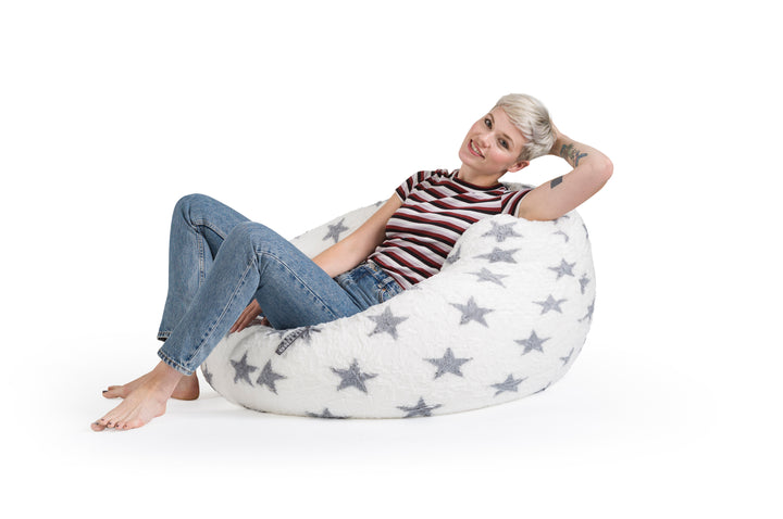 FLUFFY STARS Bean Bag Chair