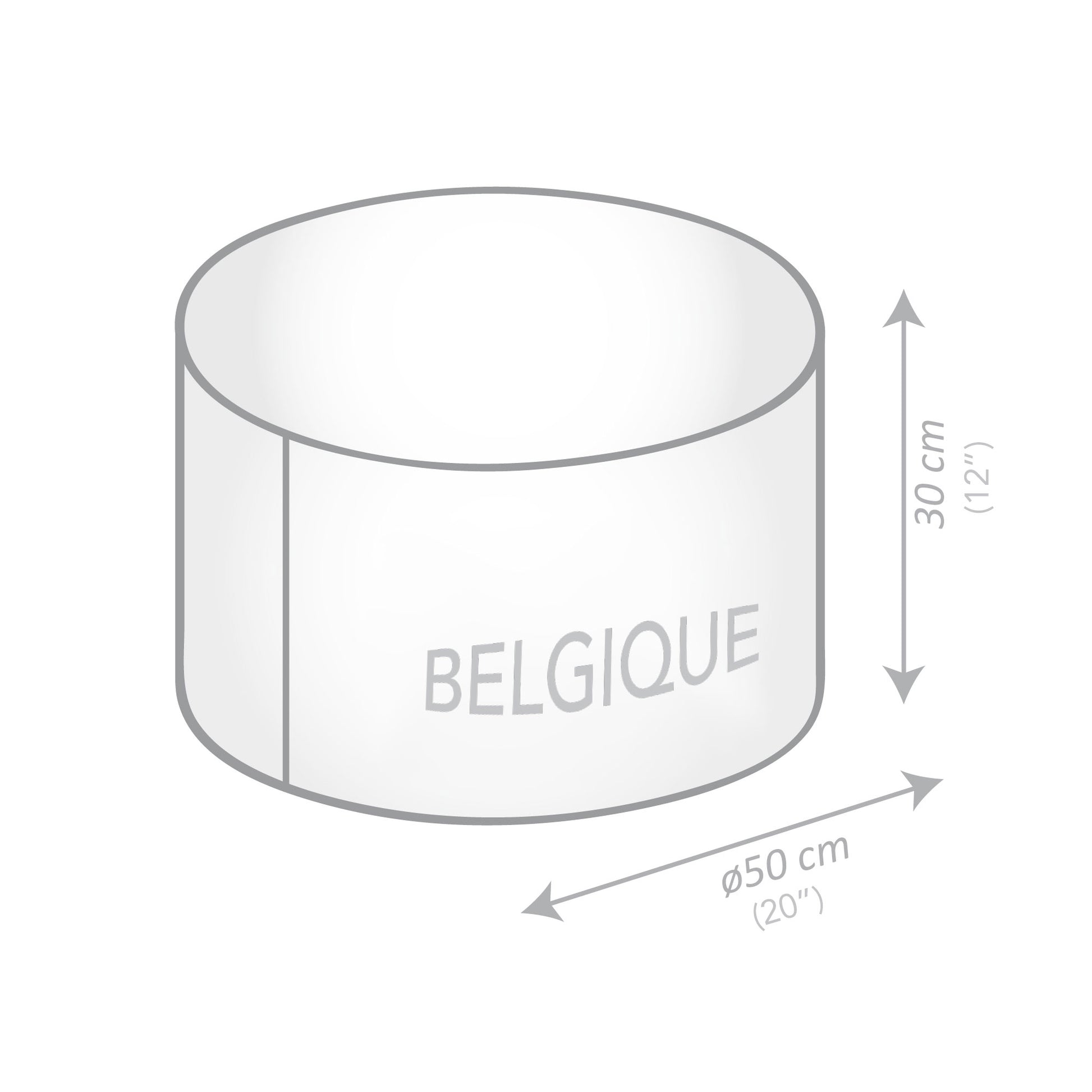 Belgique Pouf