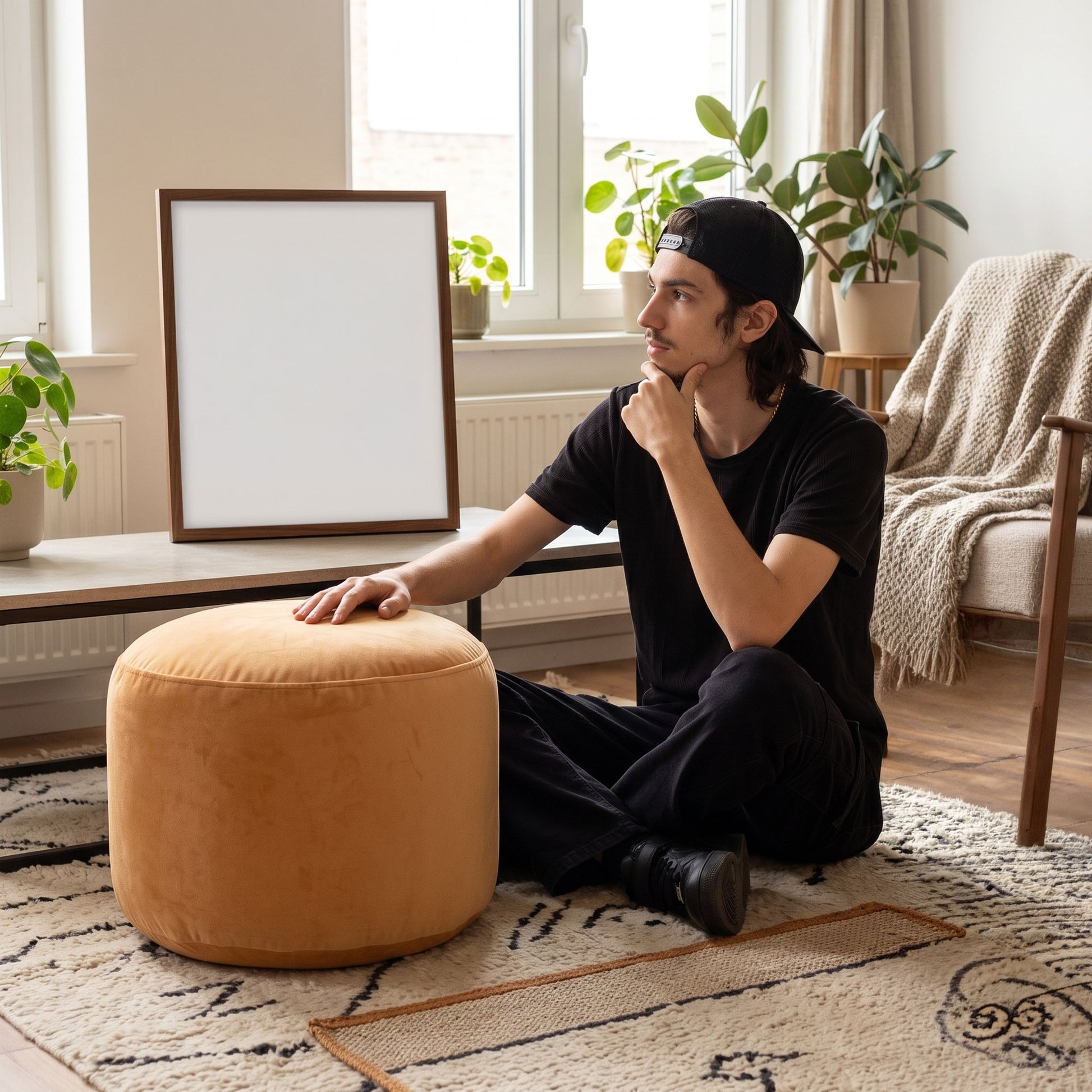 Belgique Pouf