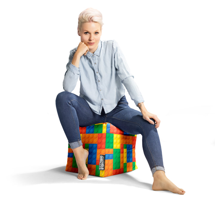 Cube Bricks Ottoman	Pouf