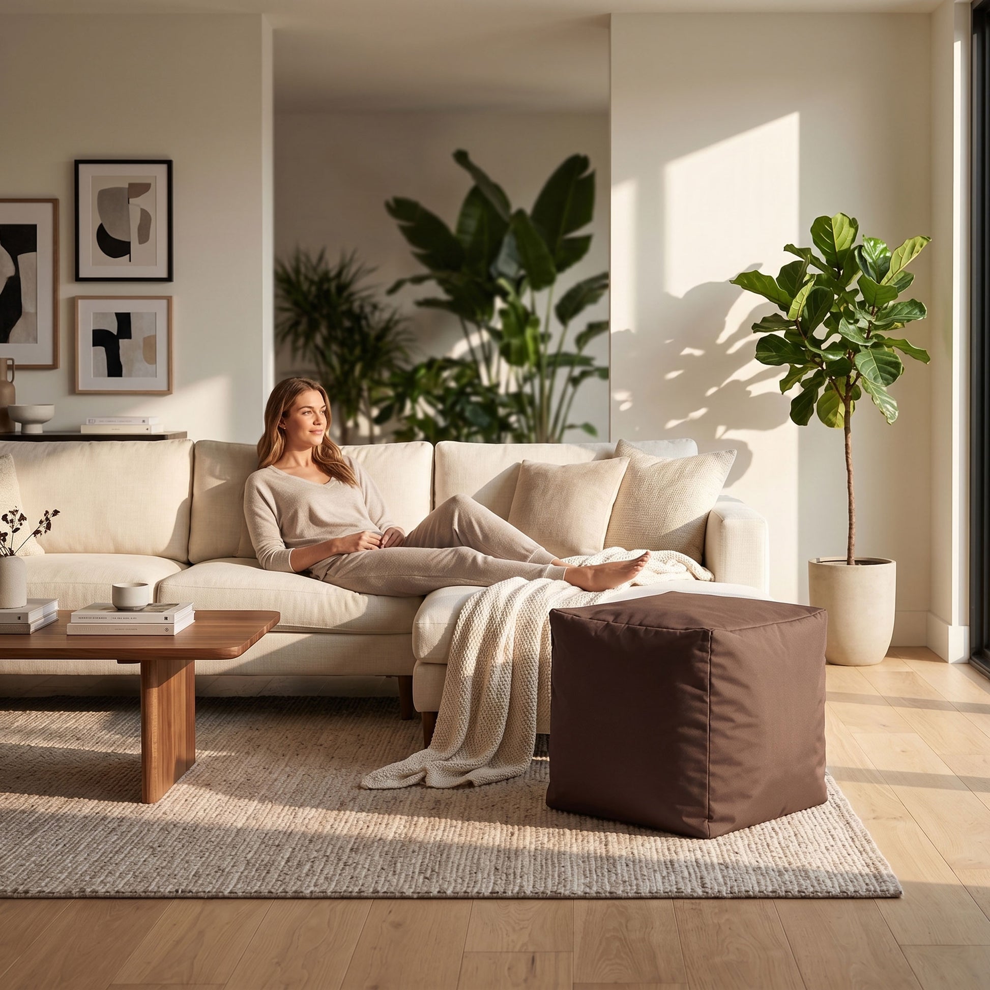 Cube Brava Pouf Ottoman