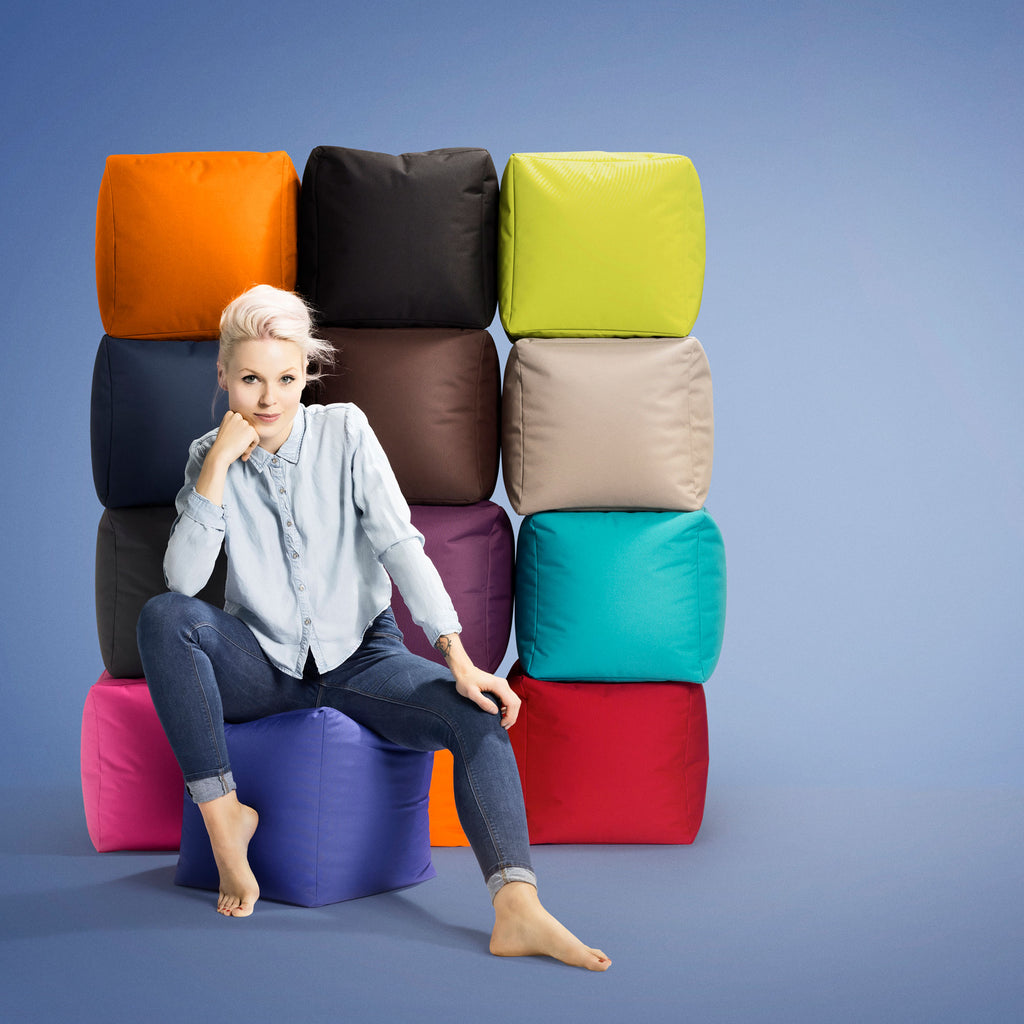 Cube Brava Pouf Ottoman Shell