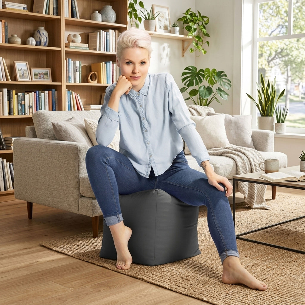 Cube Brava Pouf Ottoman Shell