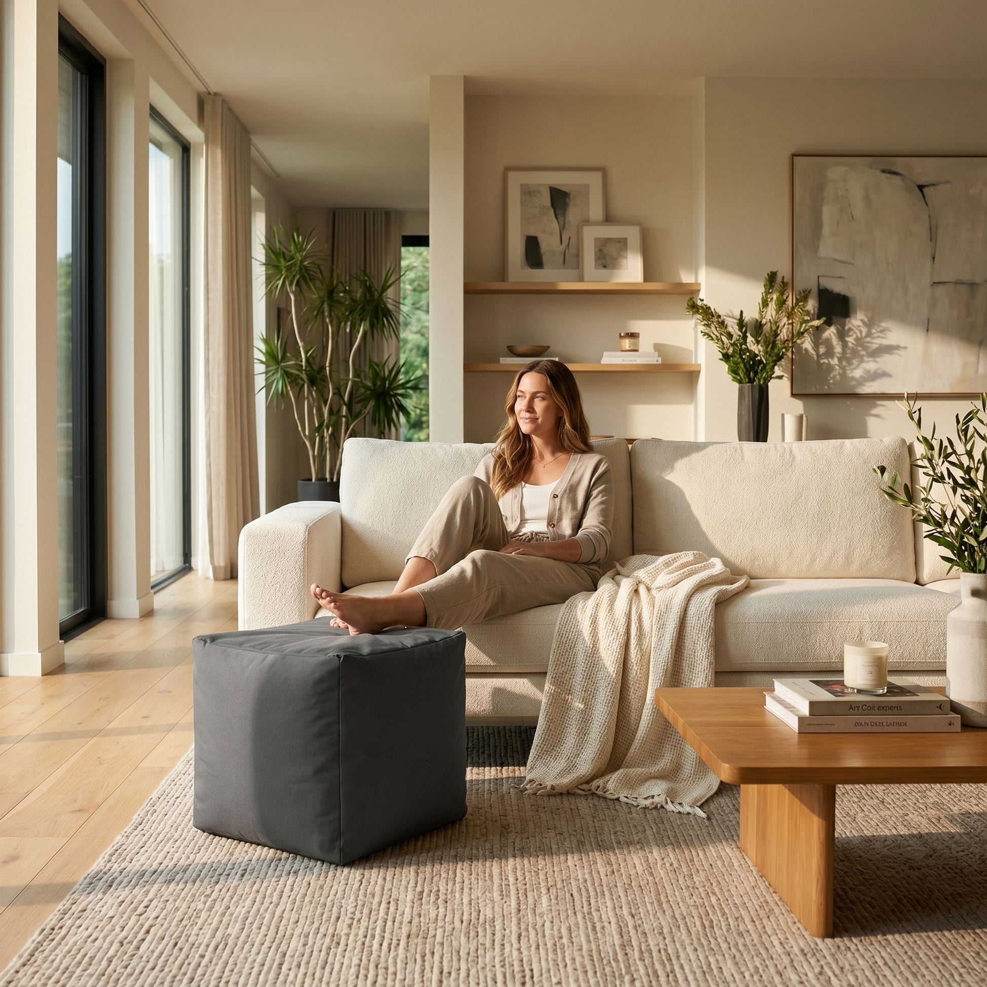 Cube Brava Pouf Ottoman