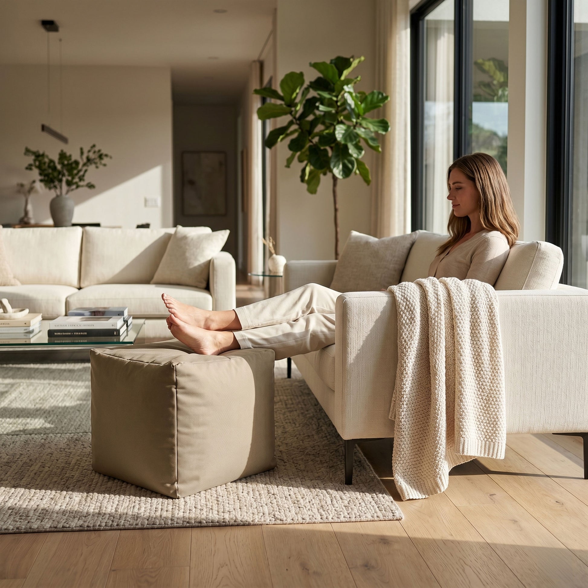Cube Brava Pouf Ottoman