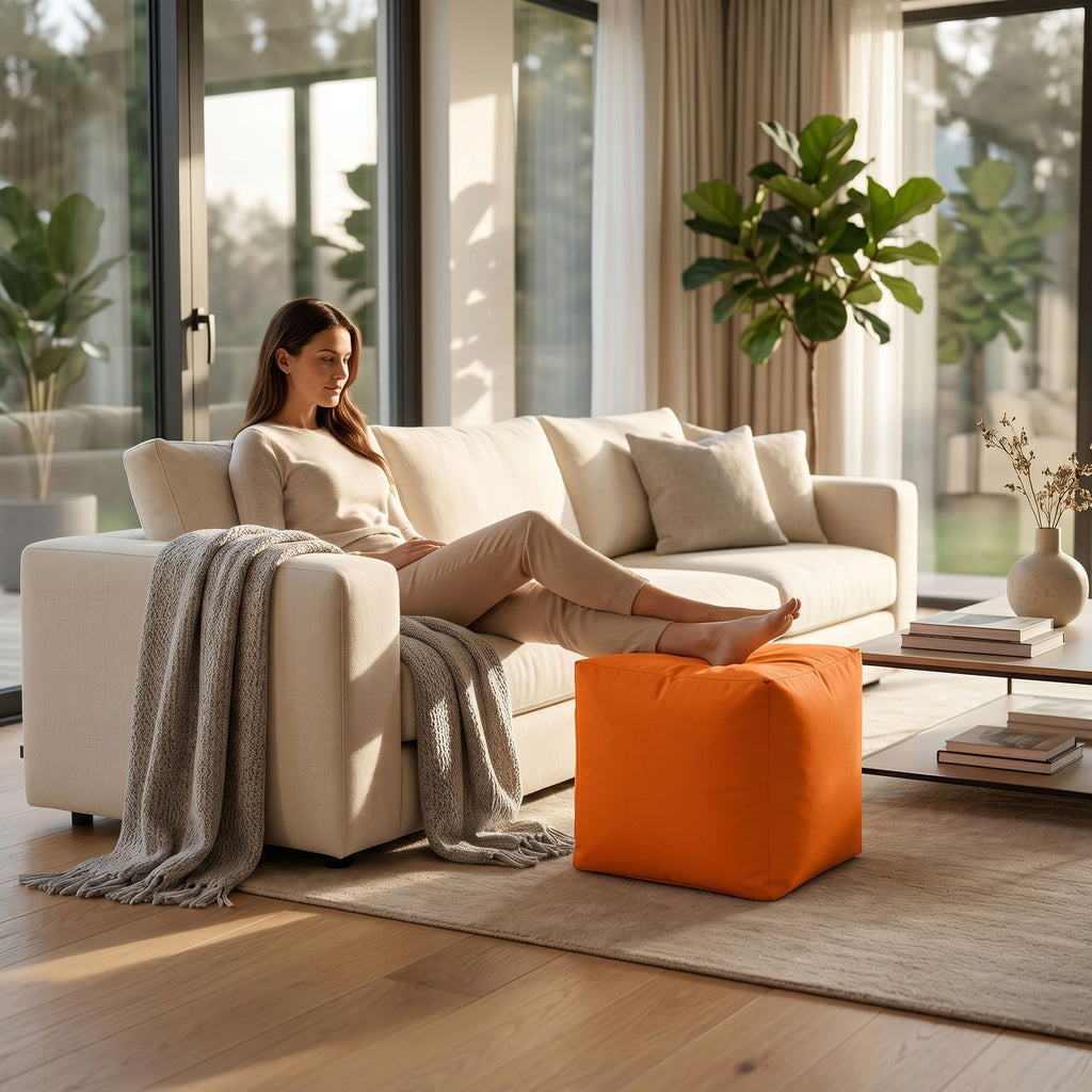 Cube Brava Pouf Ottoman Shell