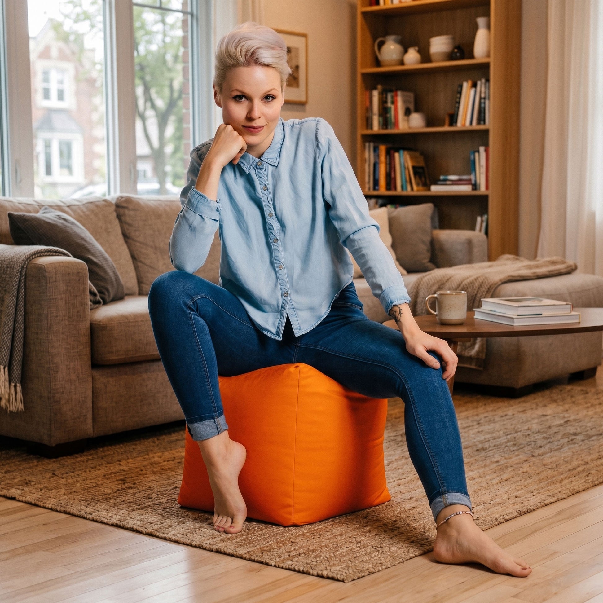 Cube Brava Pouf Ottoman