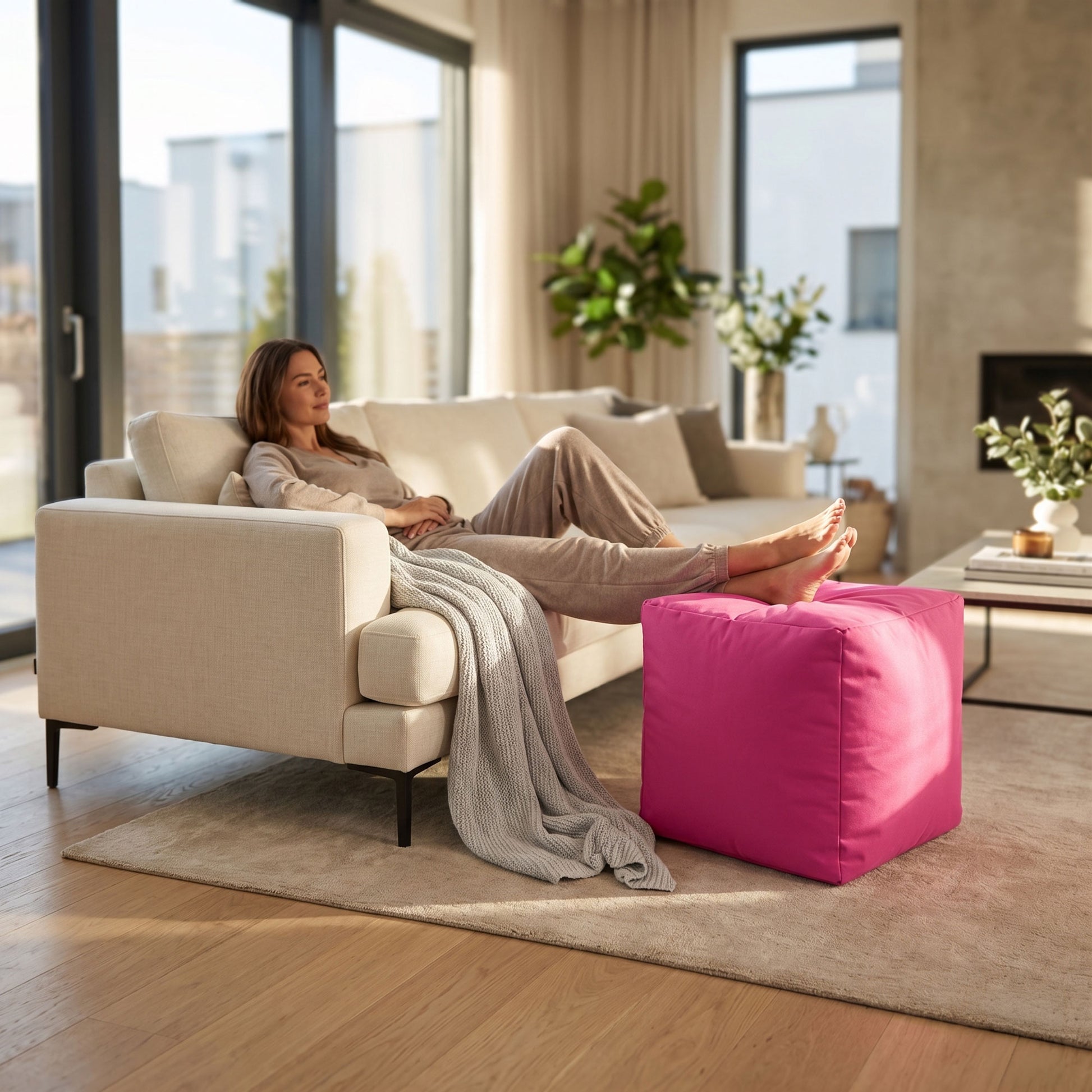 Cube Brava Pouf Ottoman