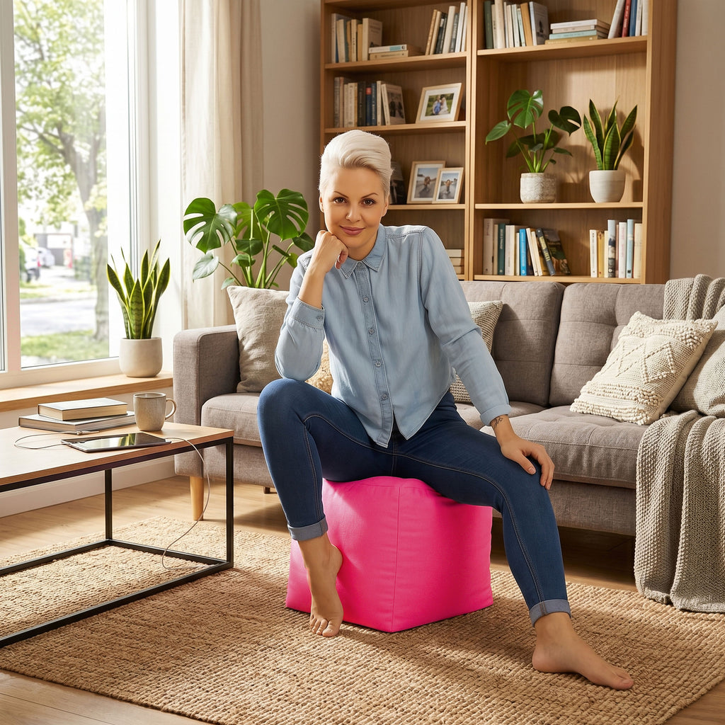 Cube Brava Pouf Ottoman Shell