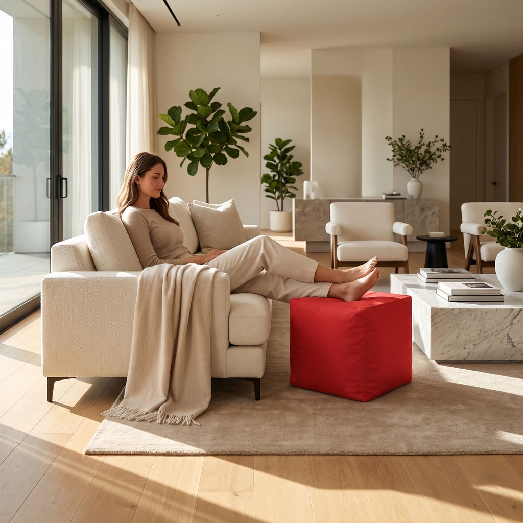 Cube Brava Pouf Ottoman Shell