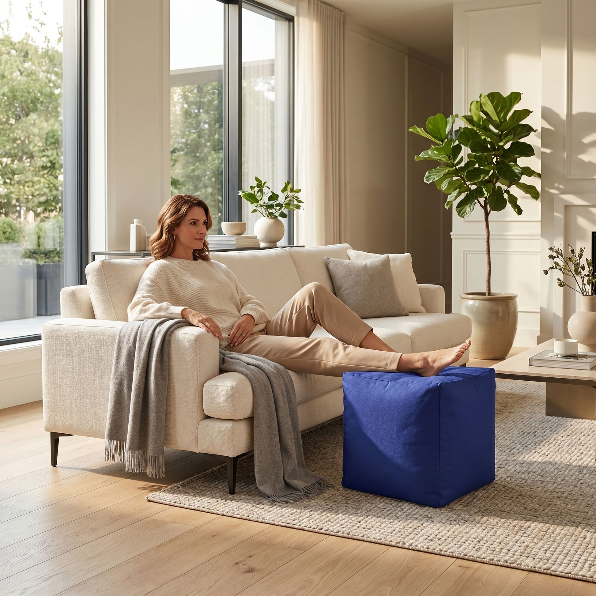 Cube Brava Pouf Ottoman