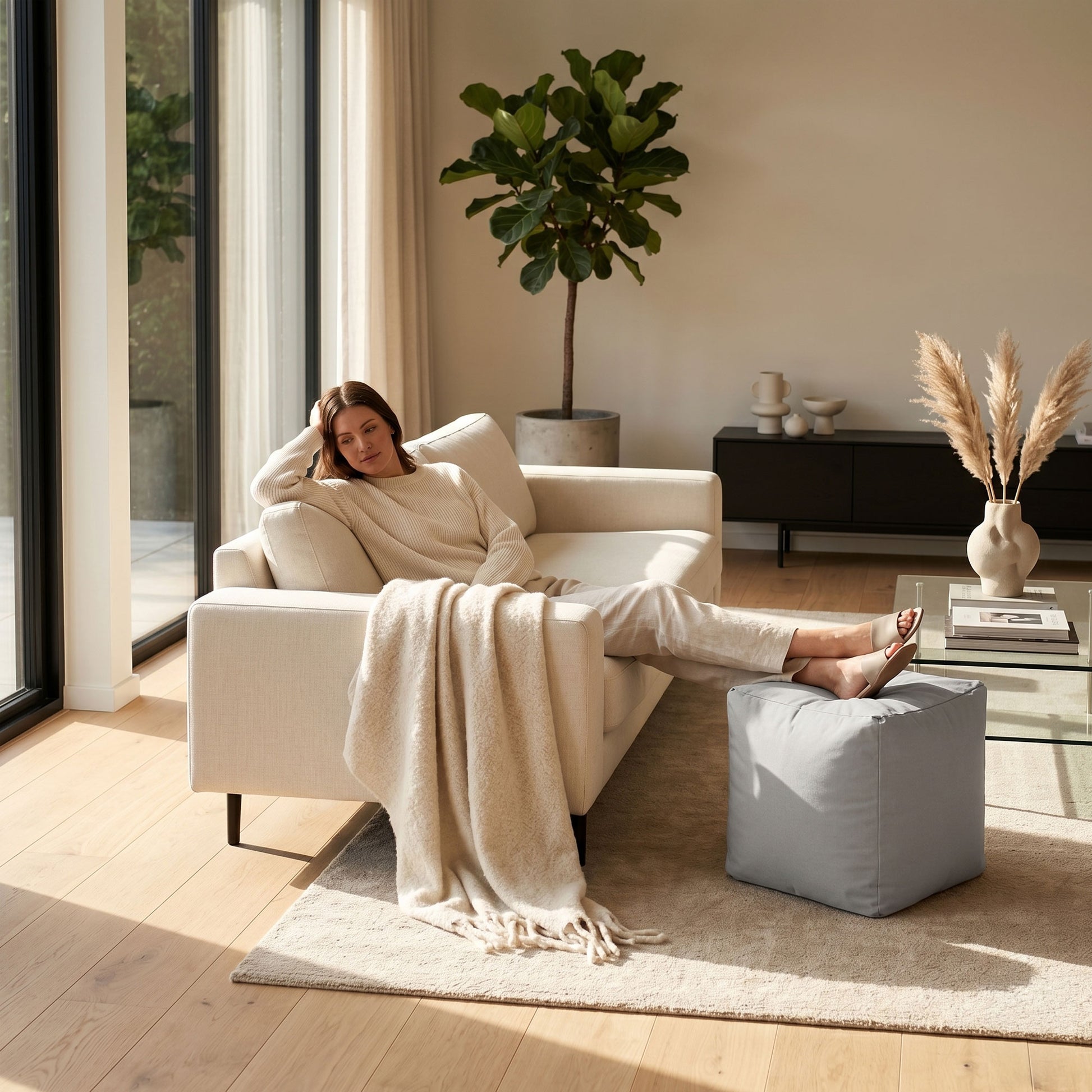 Cube Brava Pouf Ottoman