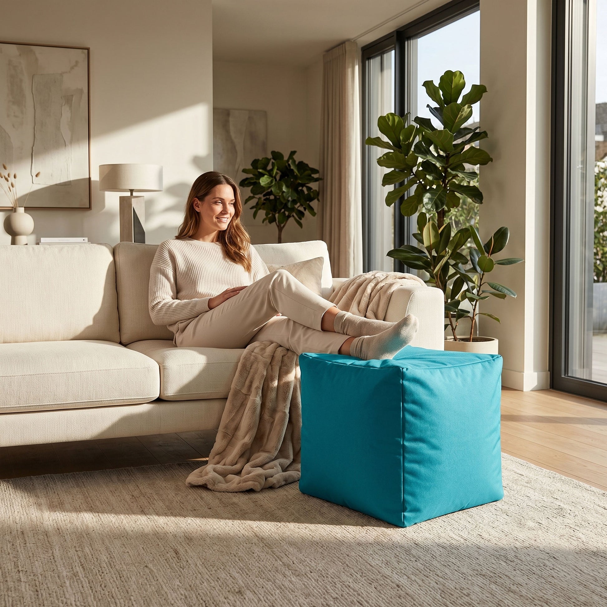 Cube Brava Pouf Ottoman