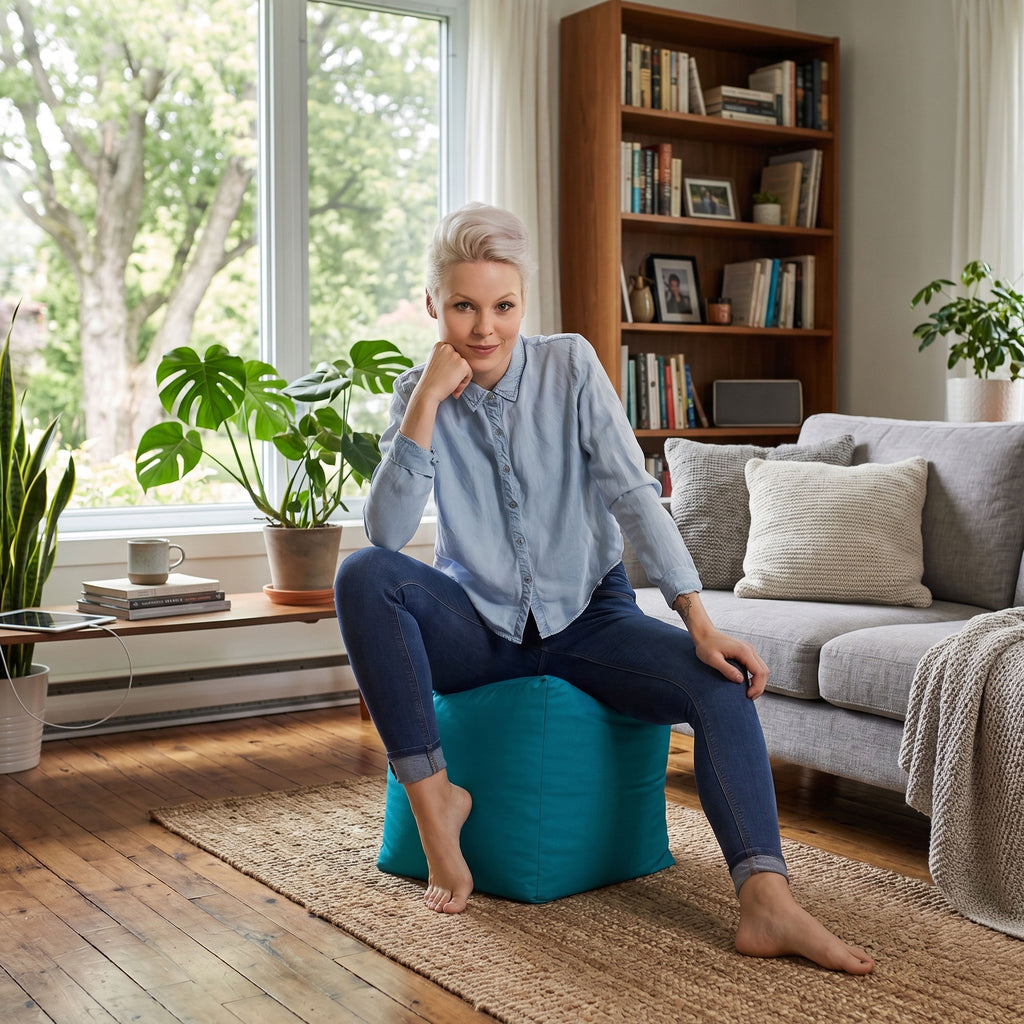 Cube Brava Pouf Ottoman Shell