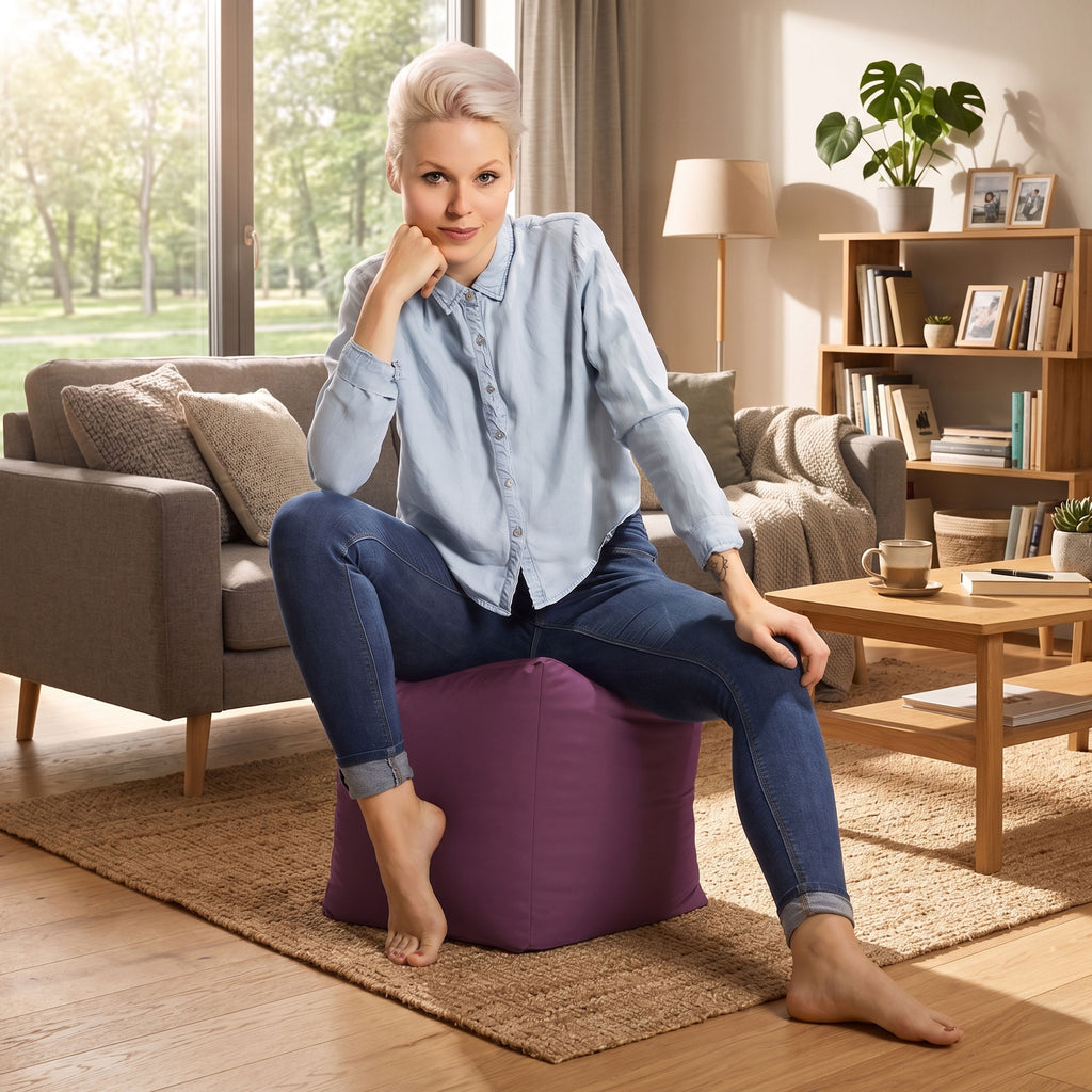 Cube Brava Pouf Ottoman Shell