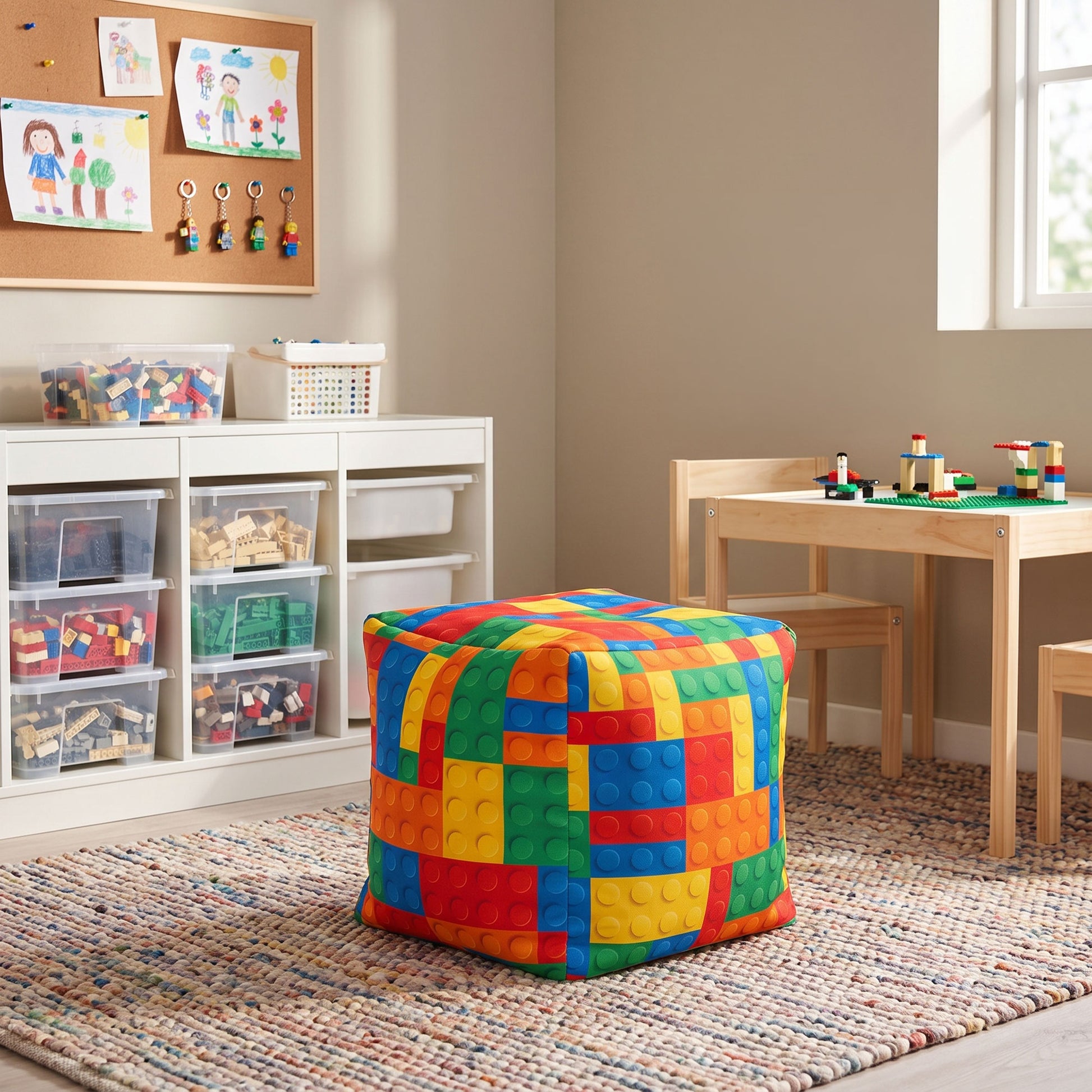 Cube Bricks Ottoman