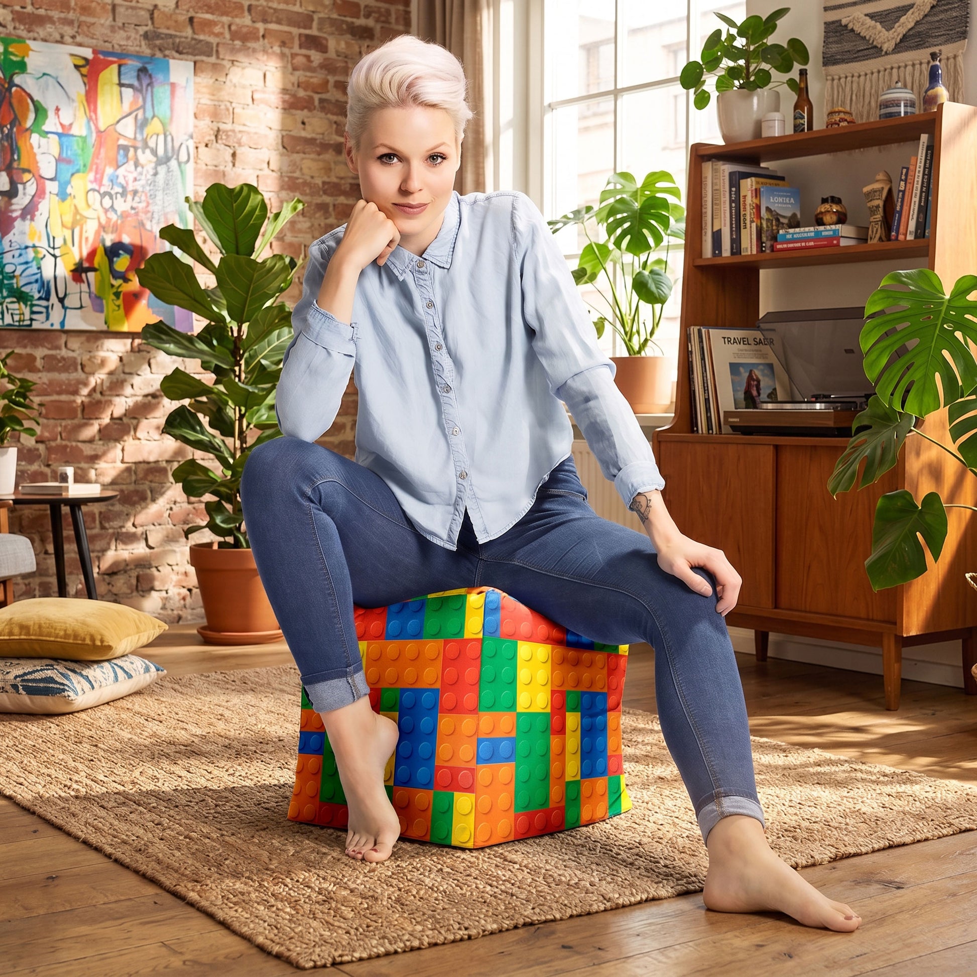 Cube Bricks Ottoman