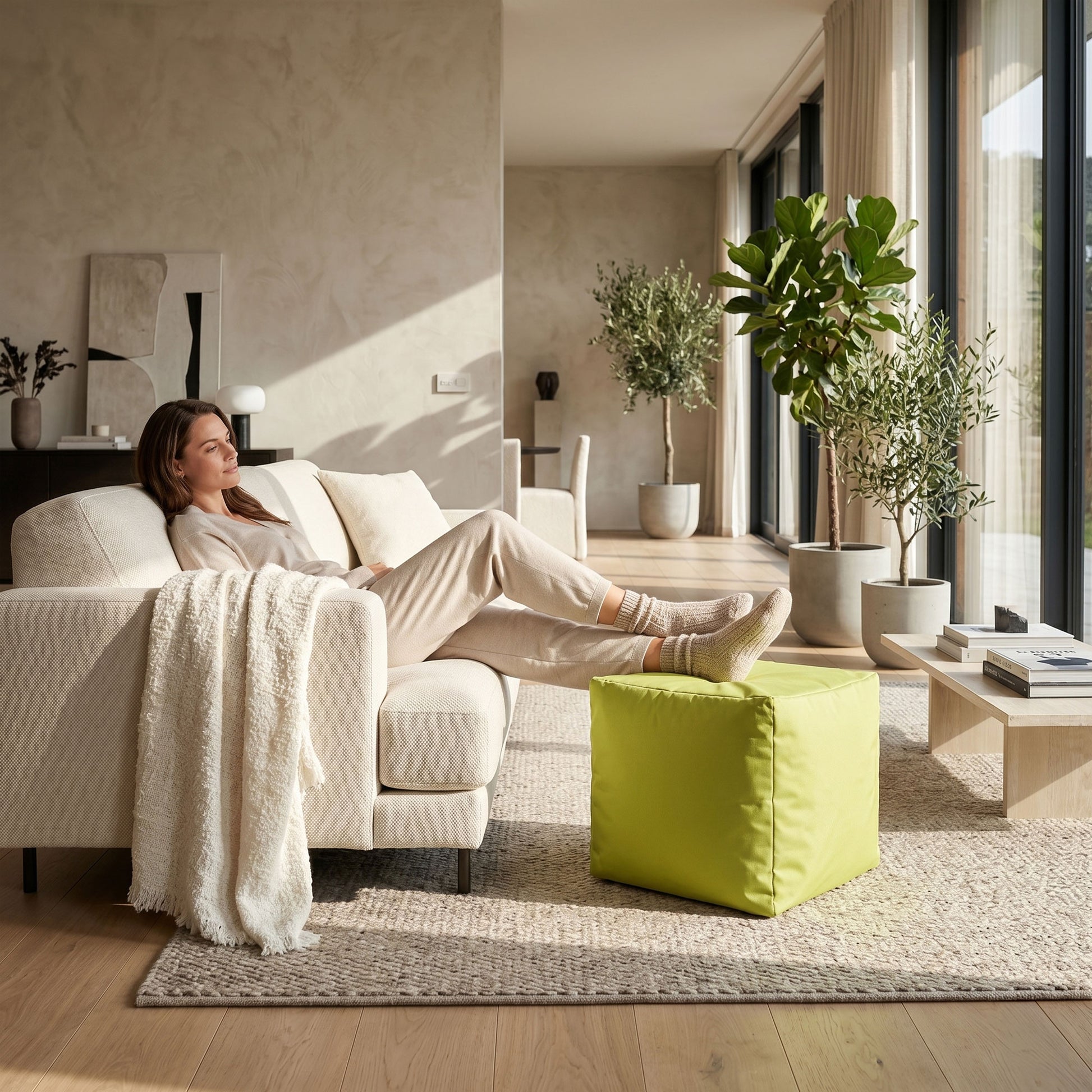 Cube Brava Pouf Ottoman