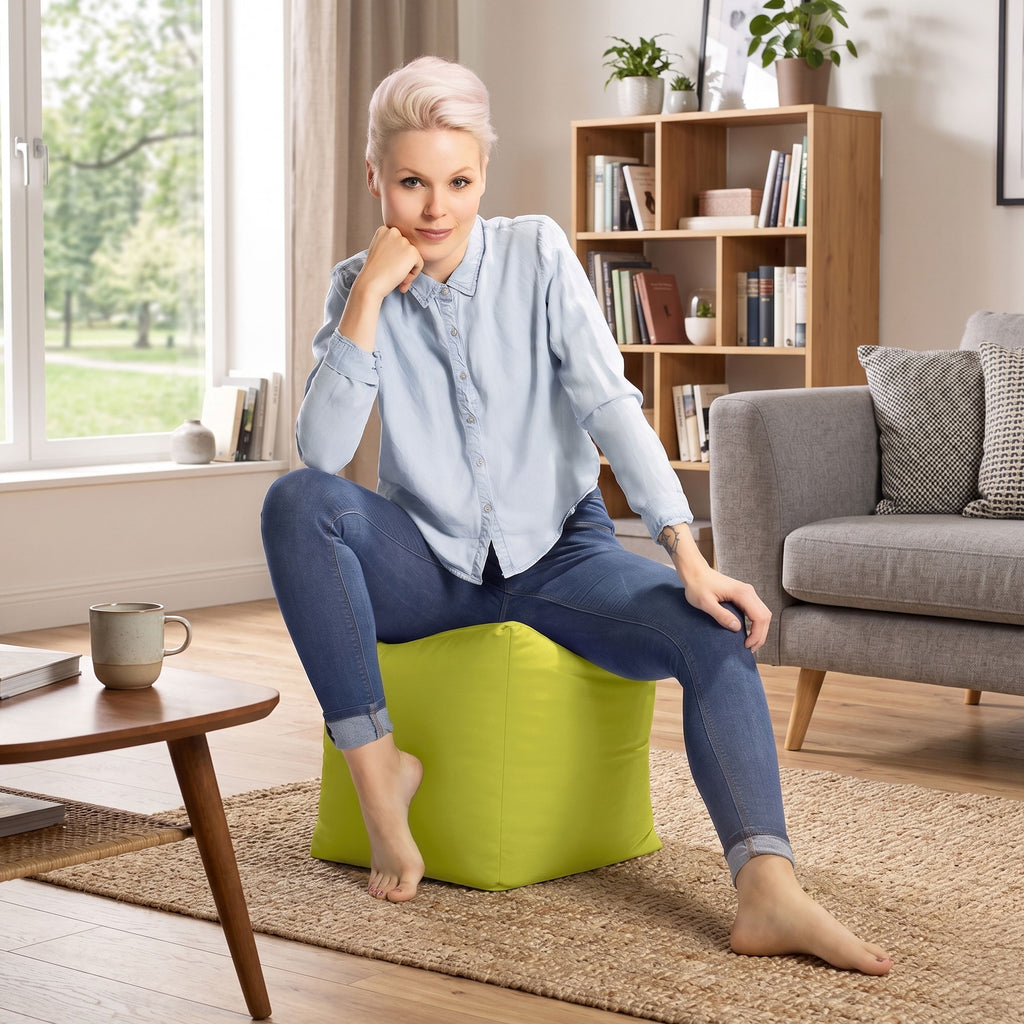 Cube Brava Pouf Ottoman Shell