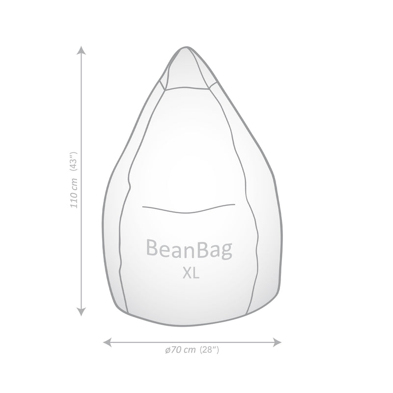 Easy Bean Bag Dimension