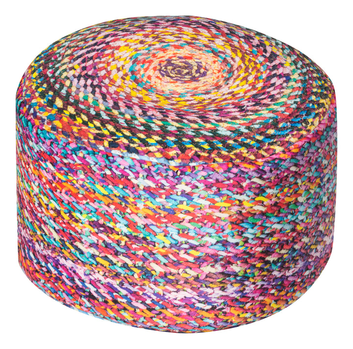 Dotcom Knotted Ottoman Pouf