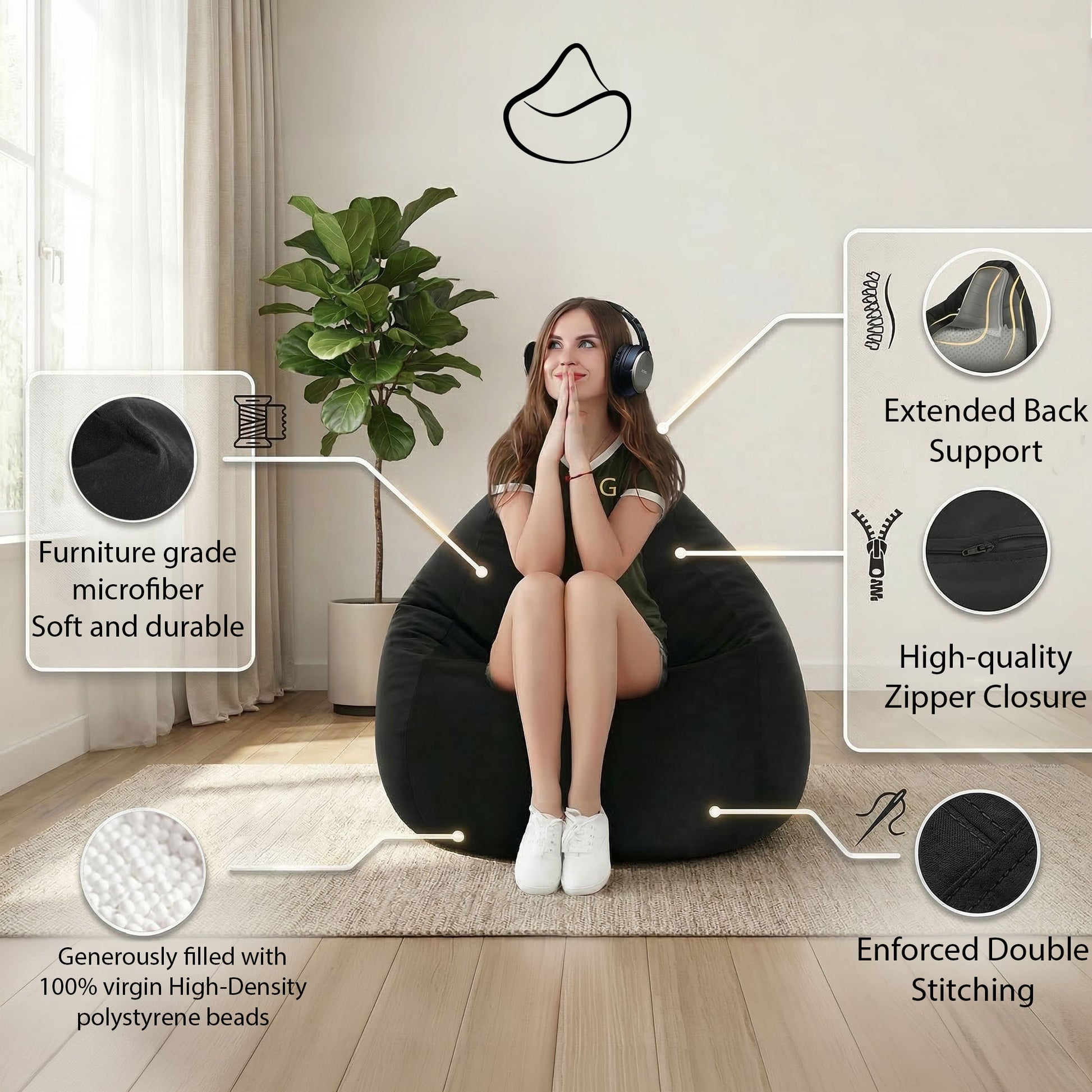 Easy Bean Bag Chair