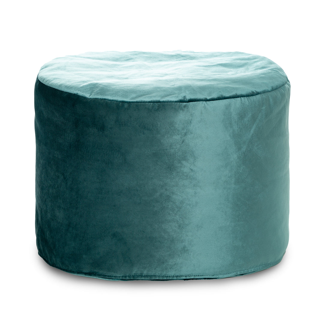 Eclipse Velvet Pouf 24"Dia x 16"H