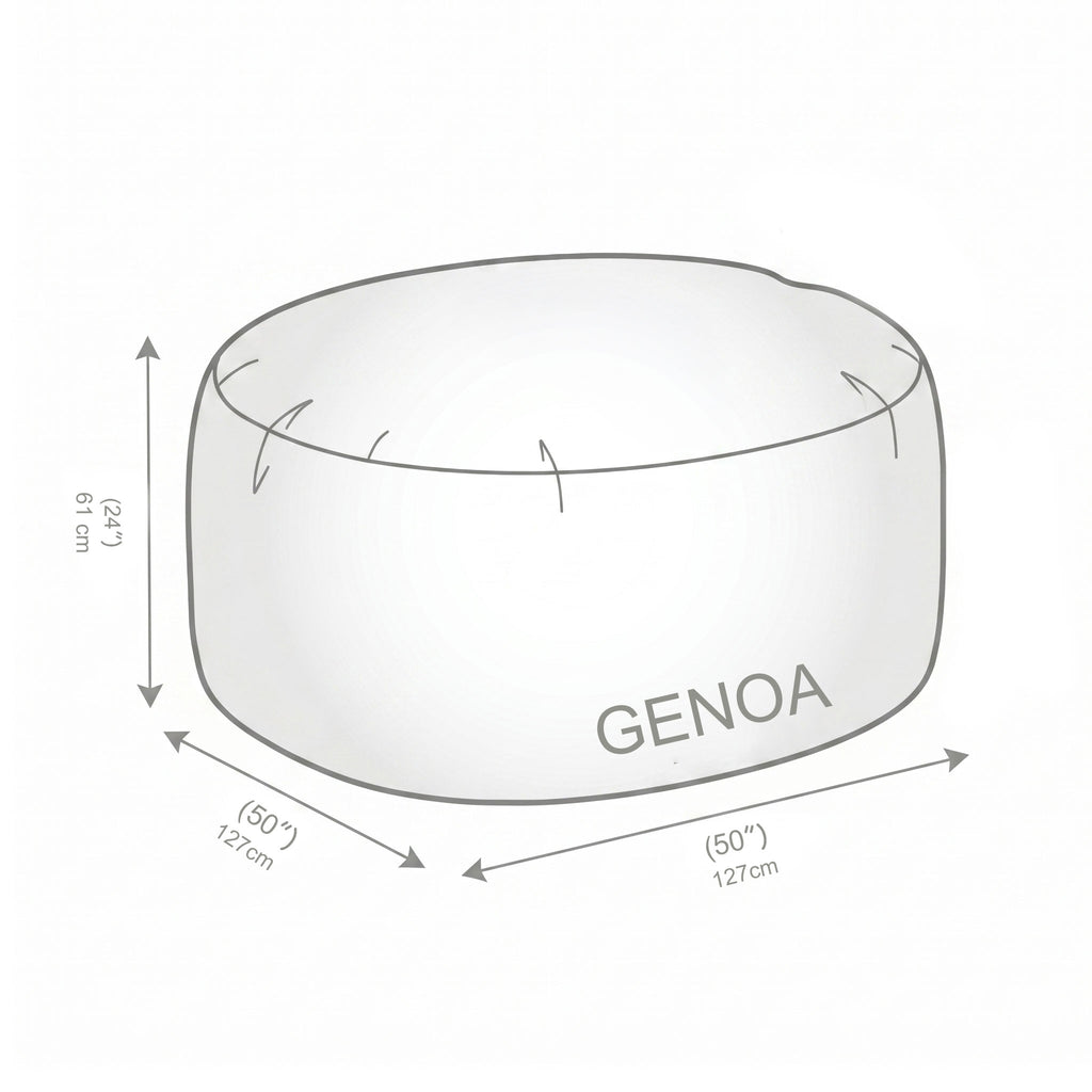 Genoa Foam Bean Bag Chair