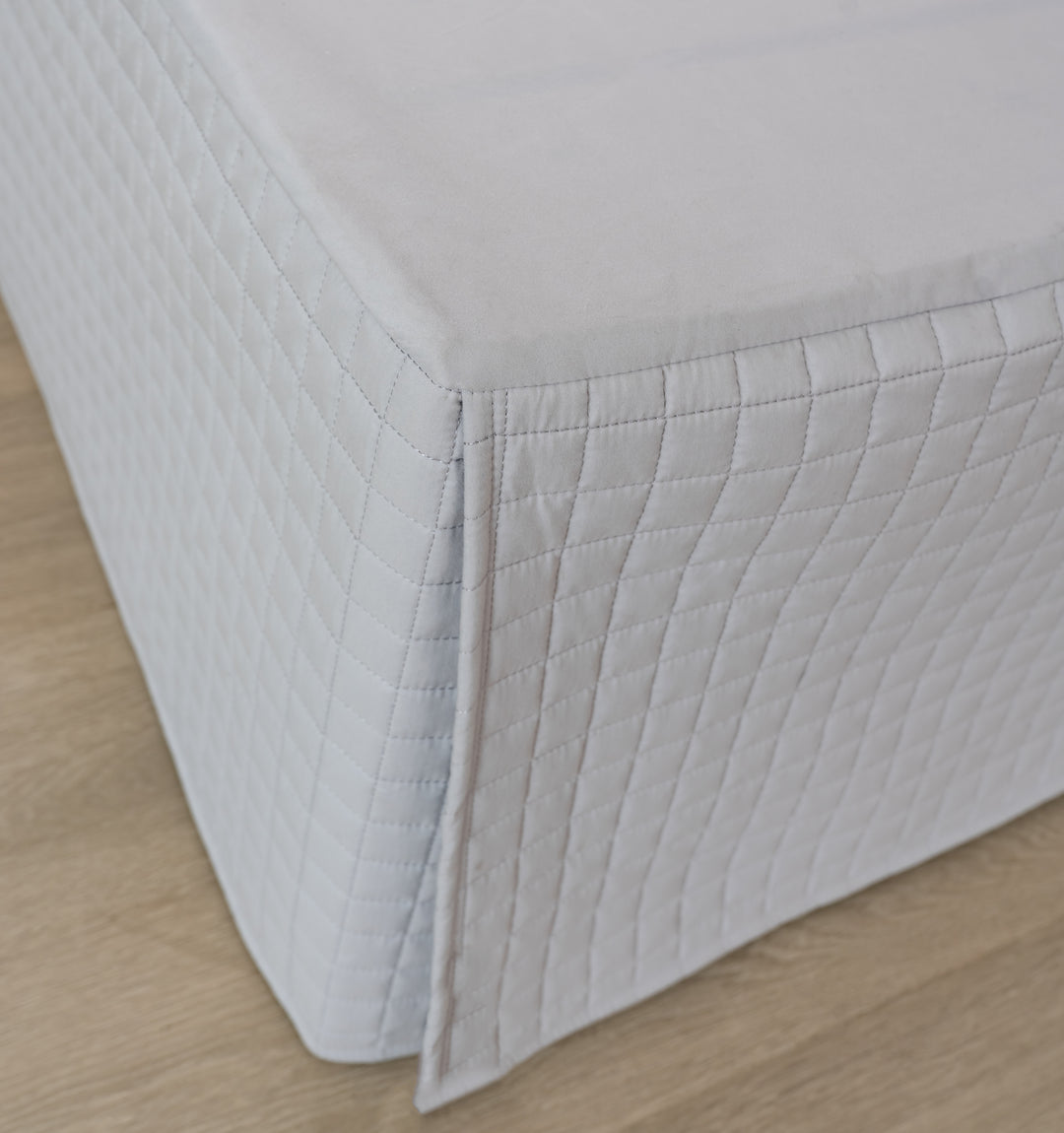 Gouchee Home Grid Bedskirt