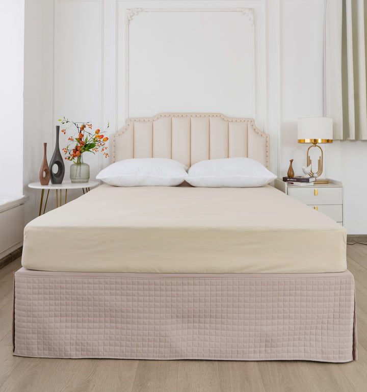 Gouchee Home Grid Bedskirt