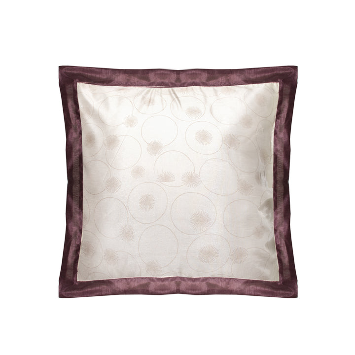 LAVENDER DREAM Square Cushion Cream, Set of 2