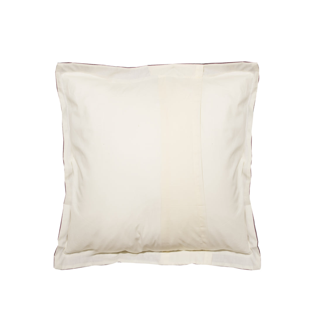 LAVENDER DREAM Square Cushion Cream, Set of 2