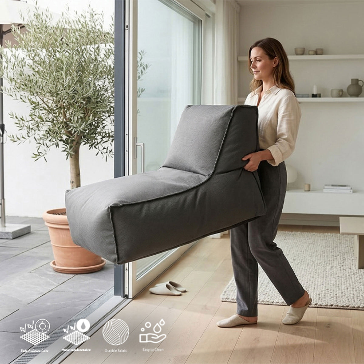 Alpine Outdoor Bean Bag Lounger Shell