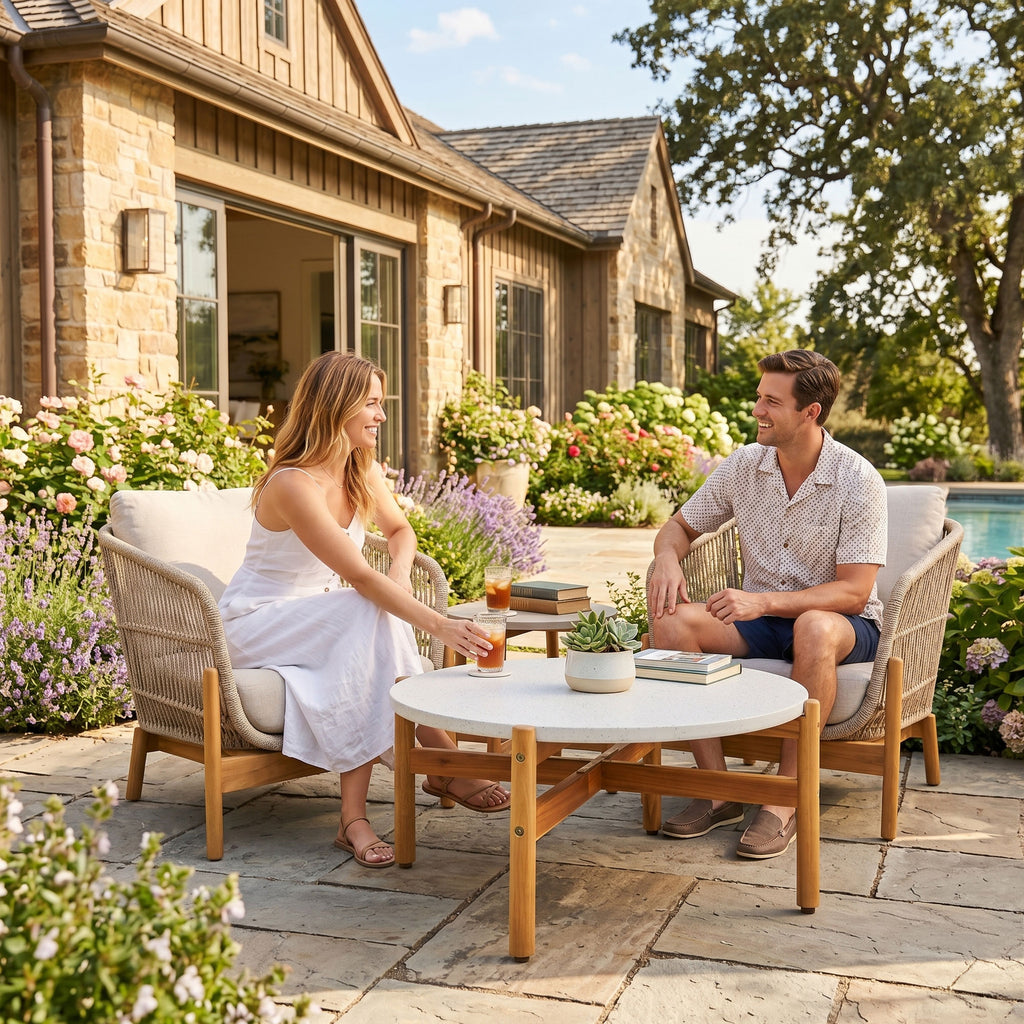 Portofino Outdoor Coffee Table Natural
