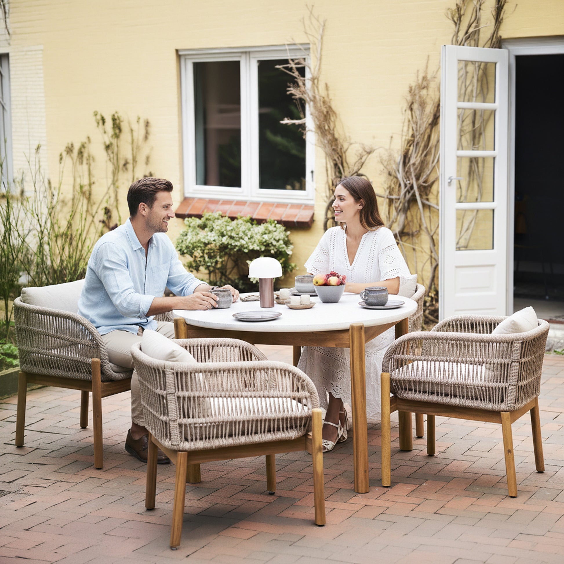 Portofino Outdoor Dining Table Natural