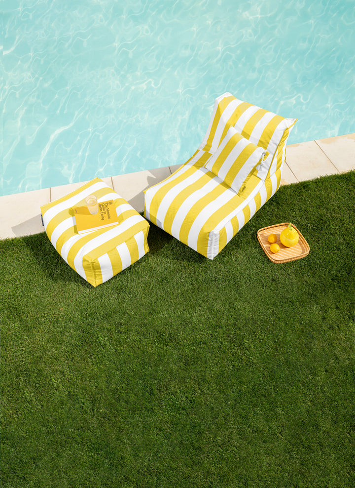 Santorin Roll Indoor/Outdoor Ottoman/Pouf