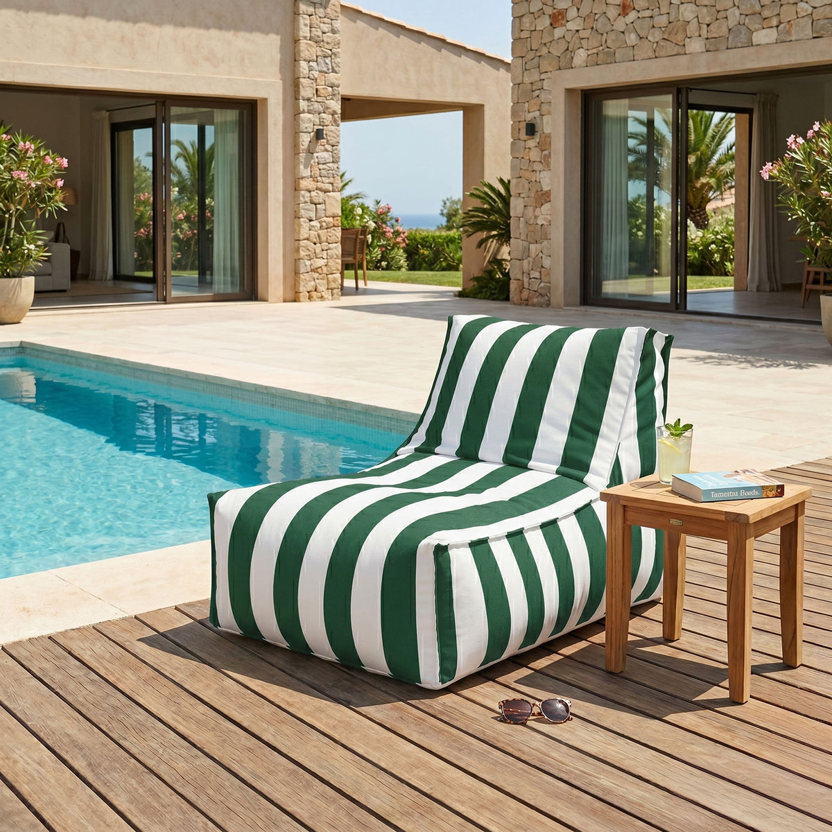 Santorin Rock Outdoor Lounger Shell