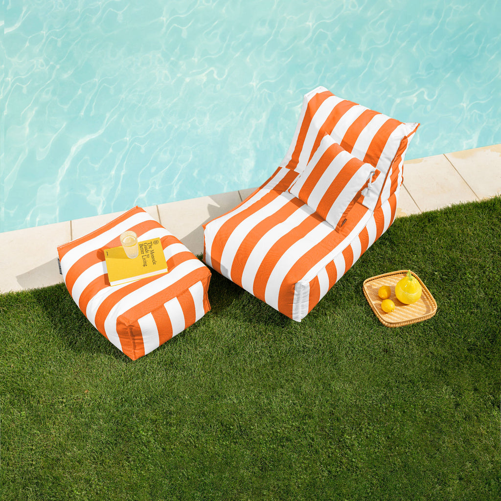 Santorin Rock Outdoor Lounger Shell