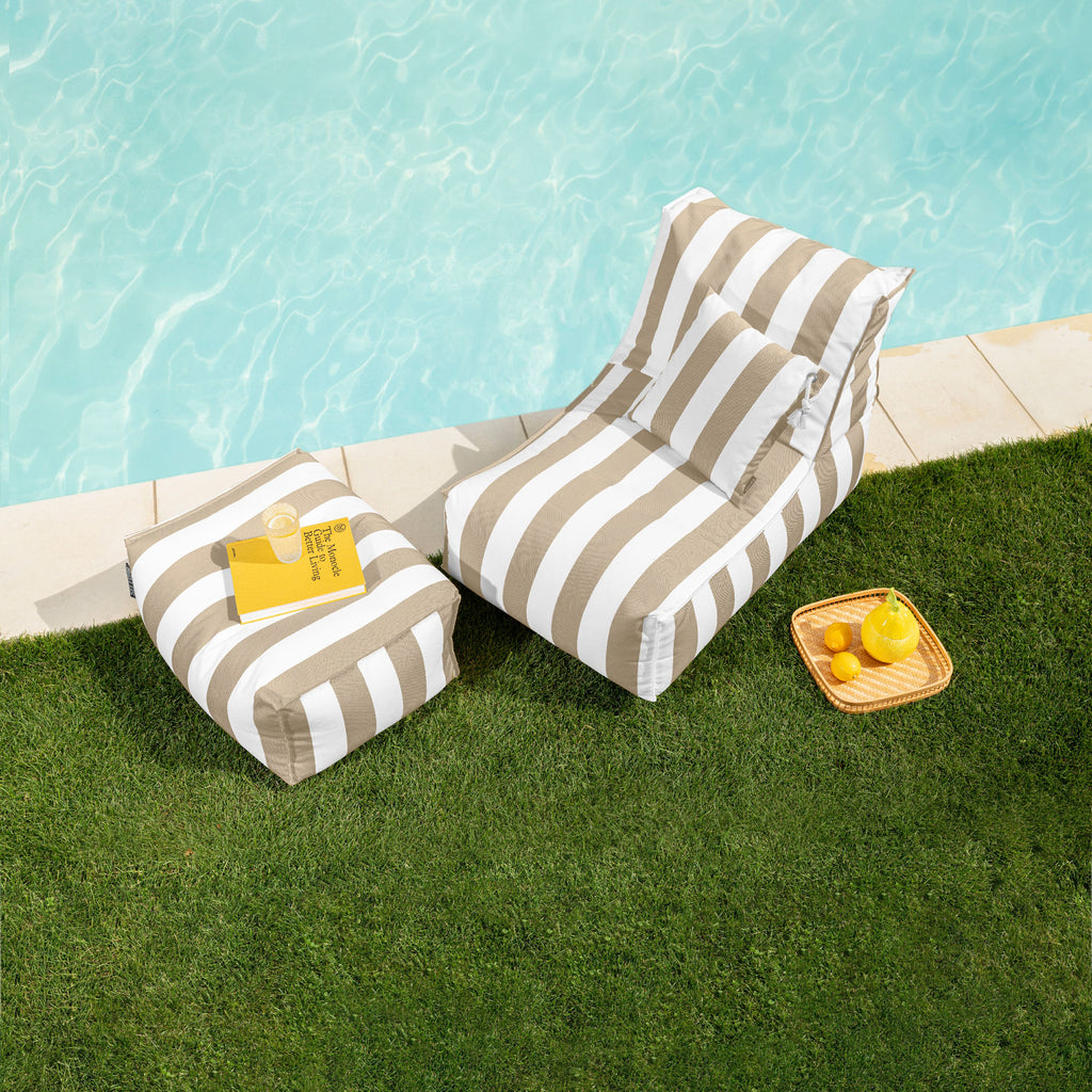 Santorin Rock Outdoor Lounger Shell