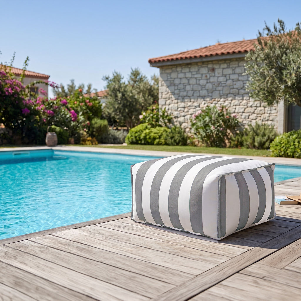 Pouf/pouf intérieur/extérieur Santorin Roll