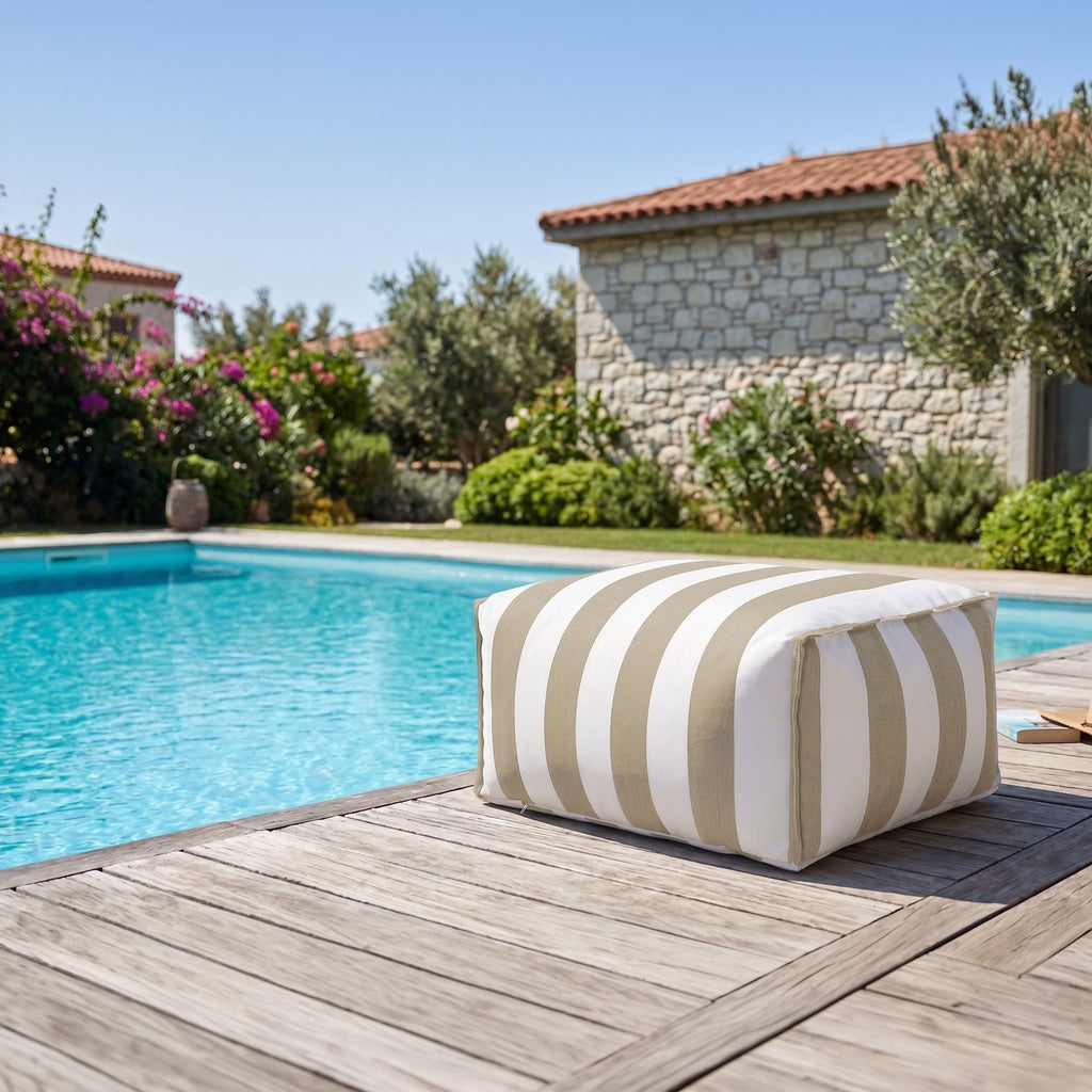 Pouf/pouf intérieur/extérieur Santorin Roll