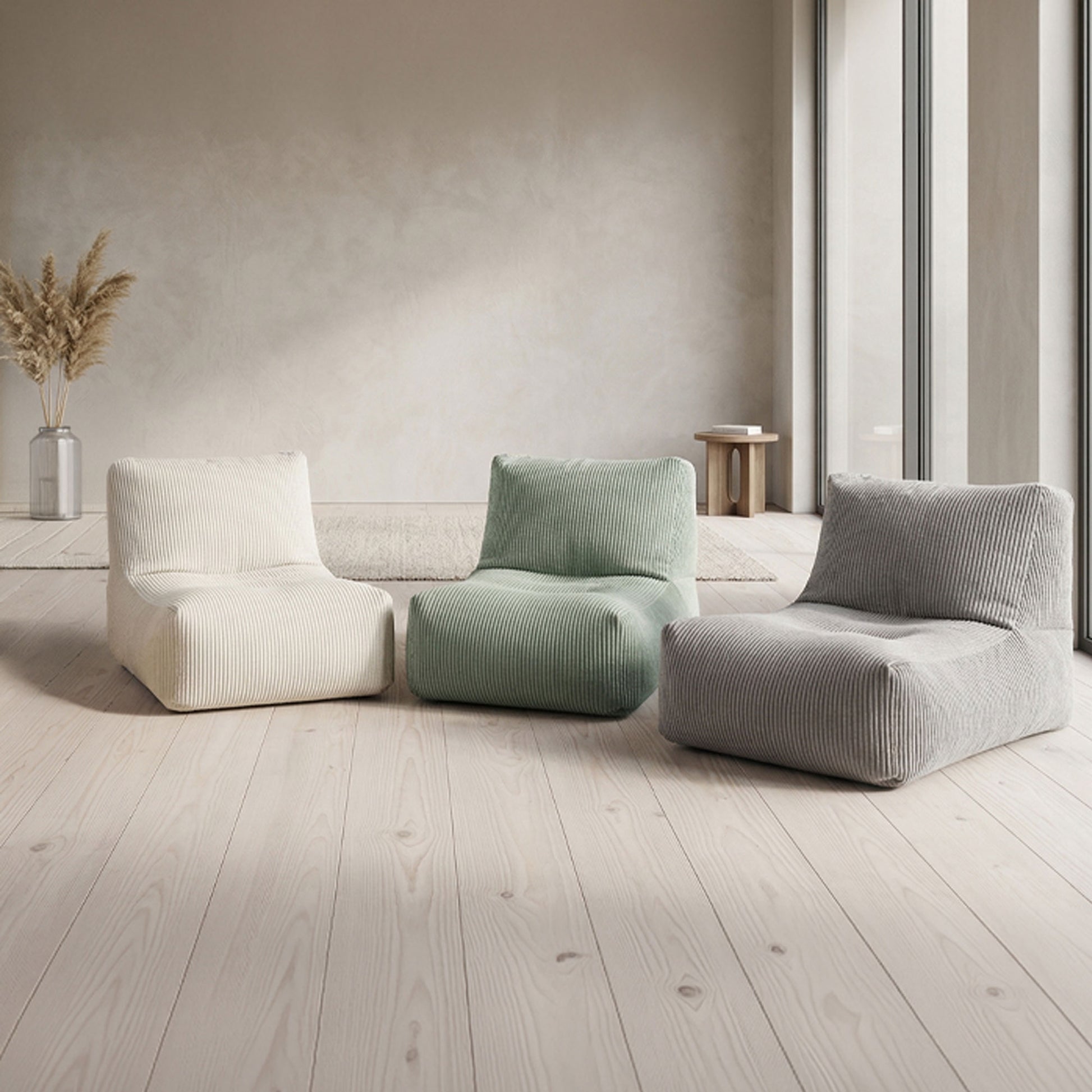 Pouf-chaise longue Shara Rock