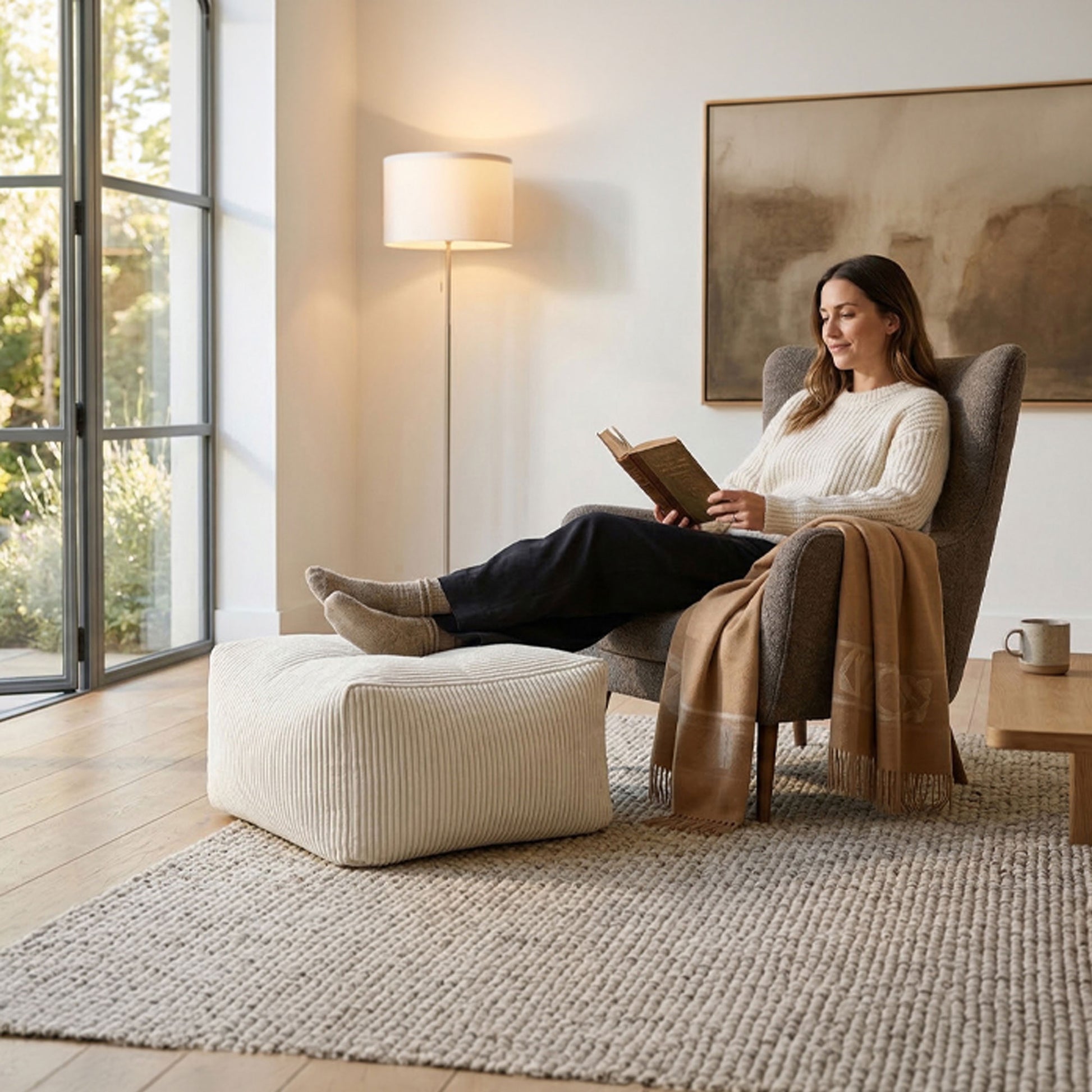 Pouf roulant Shara de Gouchee Home